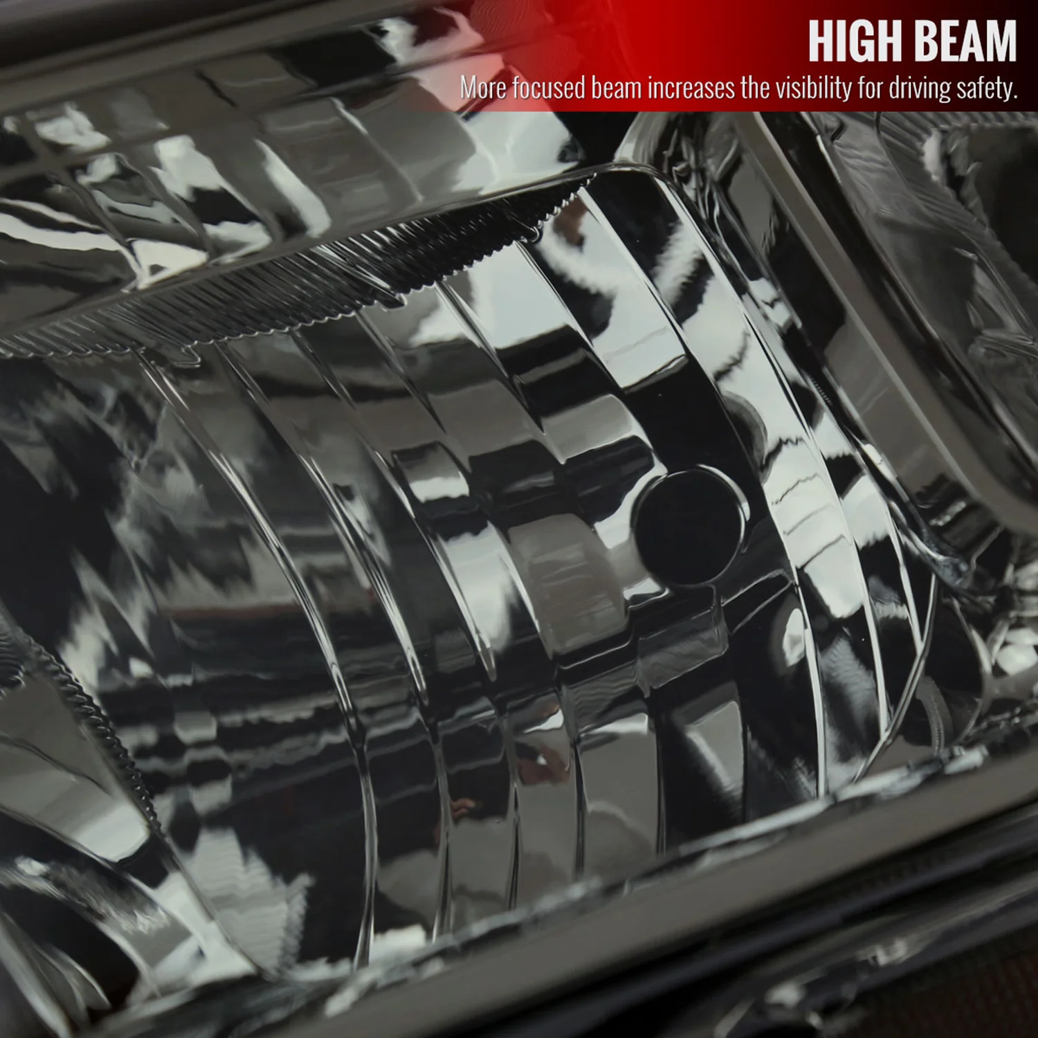 2019-2024 Dodge RAM 2500/3500/4500/5500 Factory Style Headlights Chrome/Smoke - Image 3