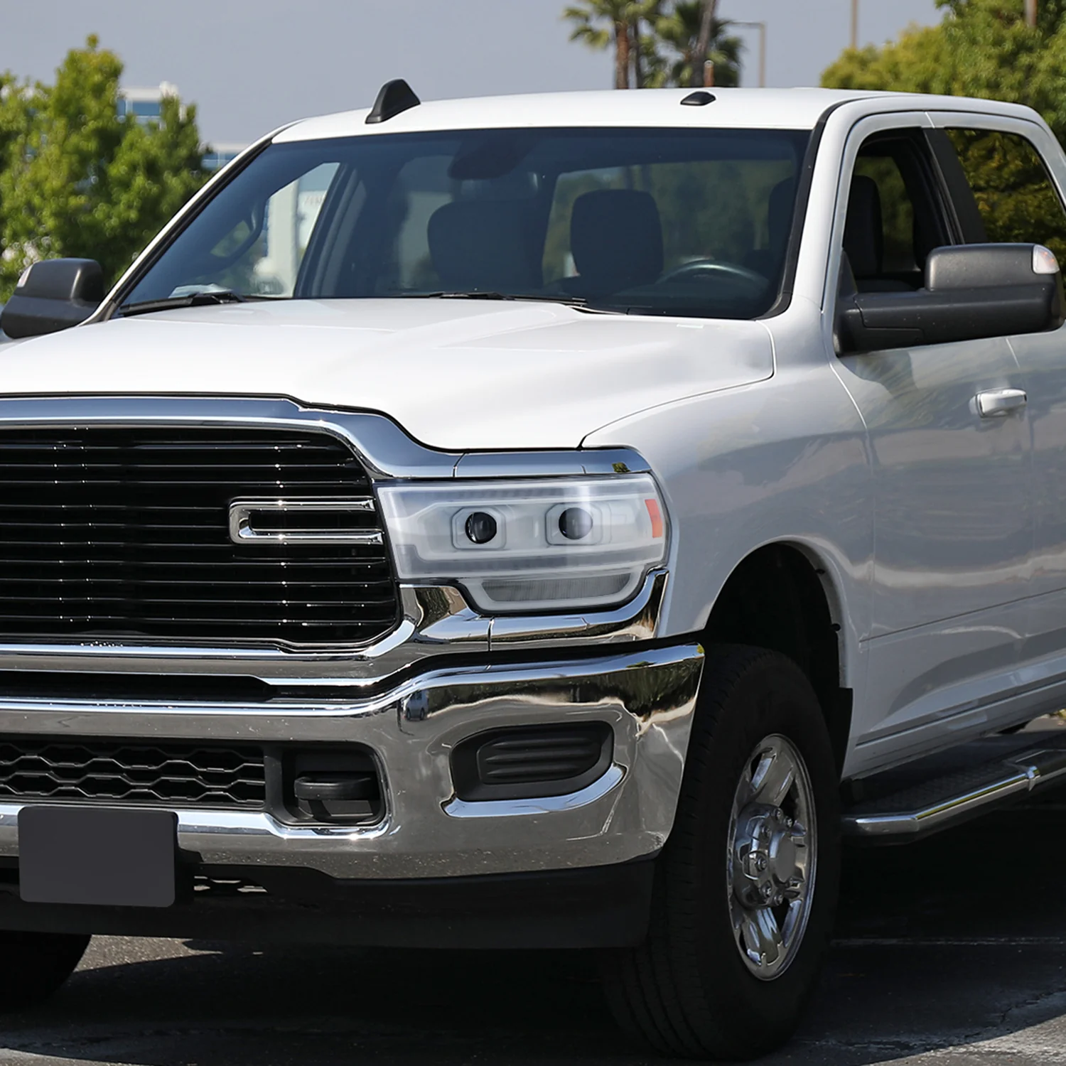 2019-2024 Dodge RAM 2500/3500/4500/5500 LED Signal Headlights White Housing - Image 9
