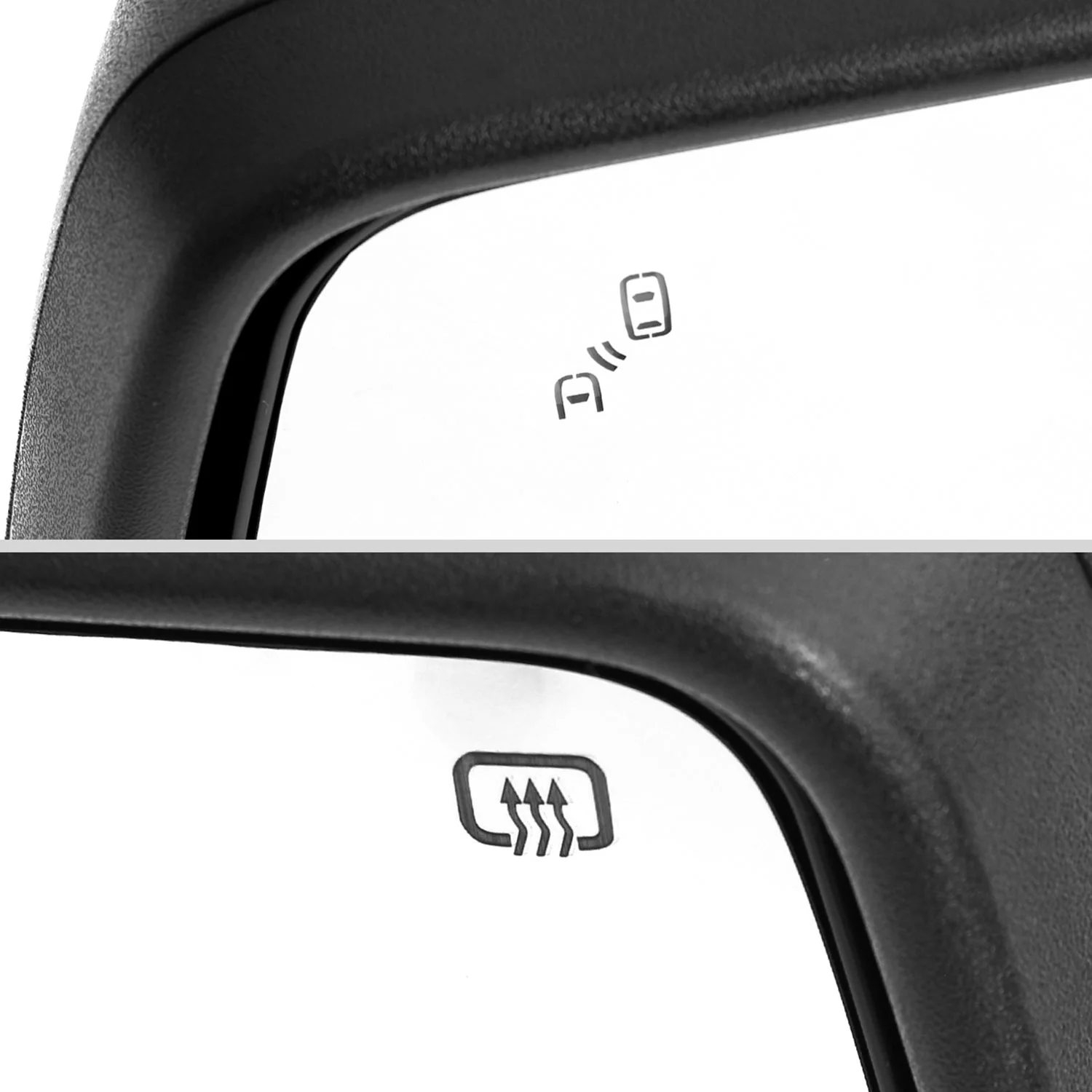2019-2024 GMC Sierra 1500 Black Manual Fold & Heated Side Mirror Driver Side - Image 5