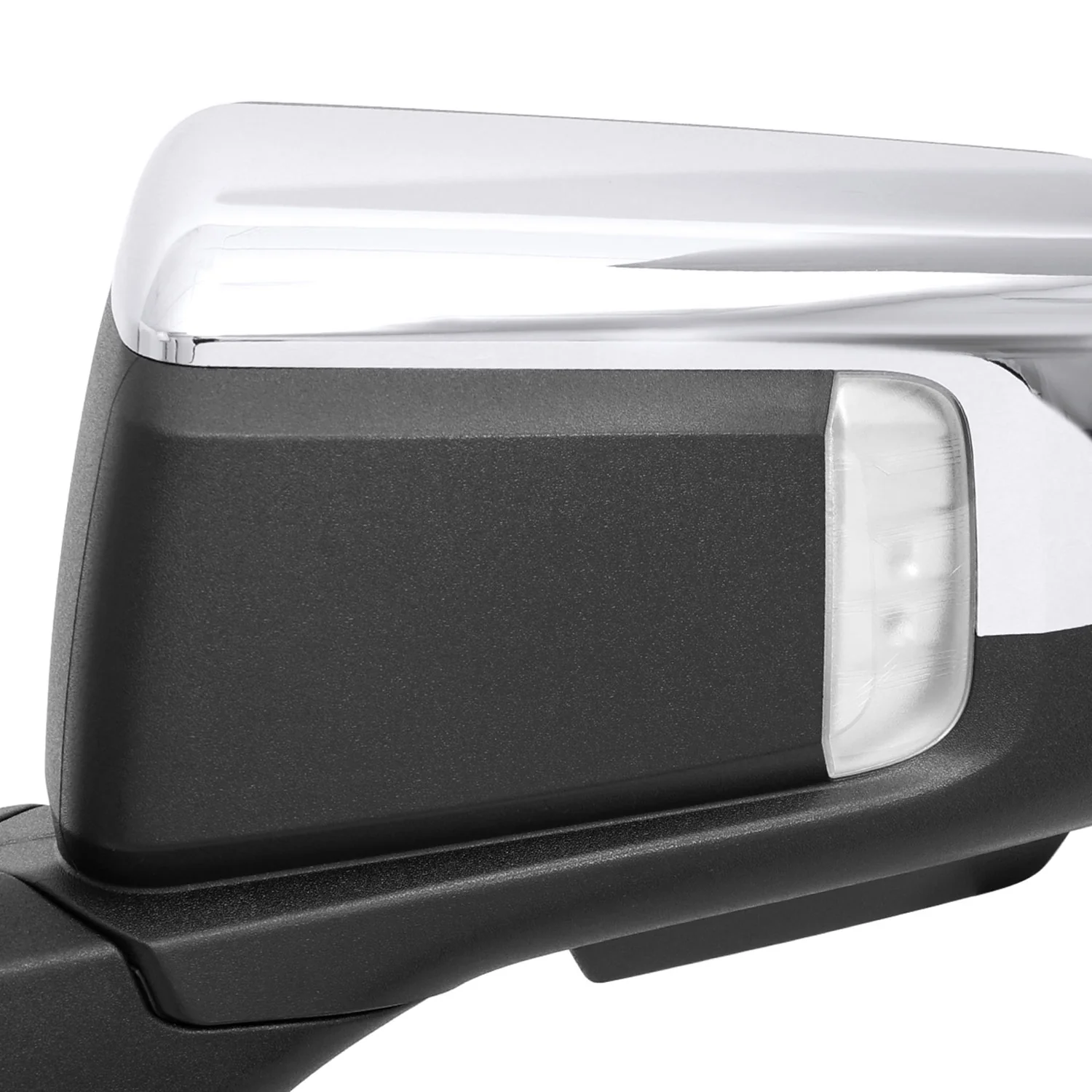 2019-2024 GMC Sierra 1500 Chrome Manual Fold & Heated Side Mirror Driver Side - Image 6