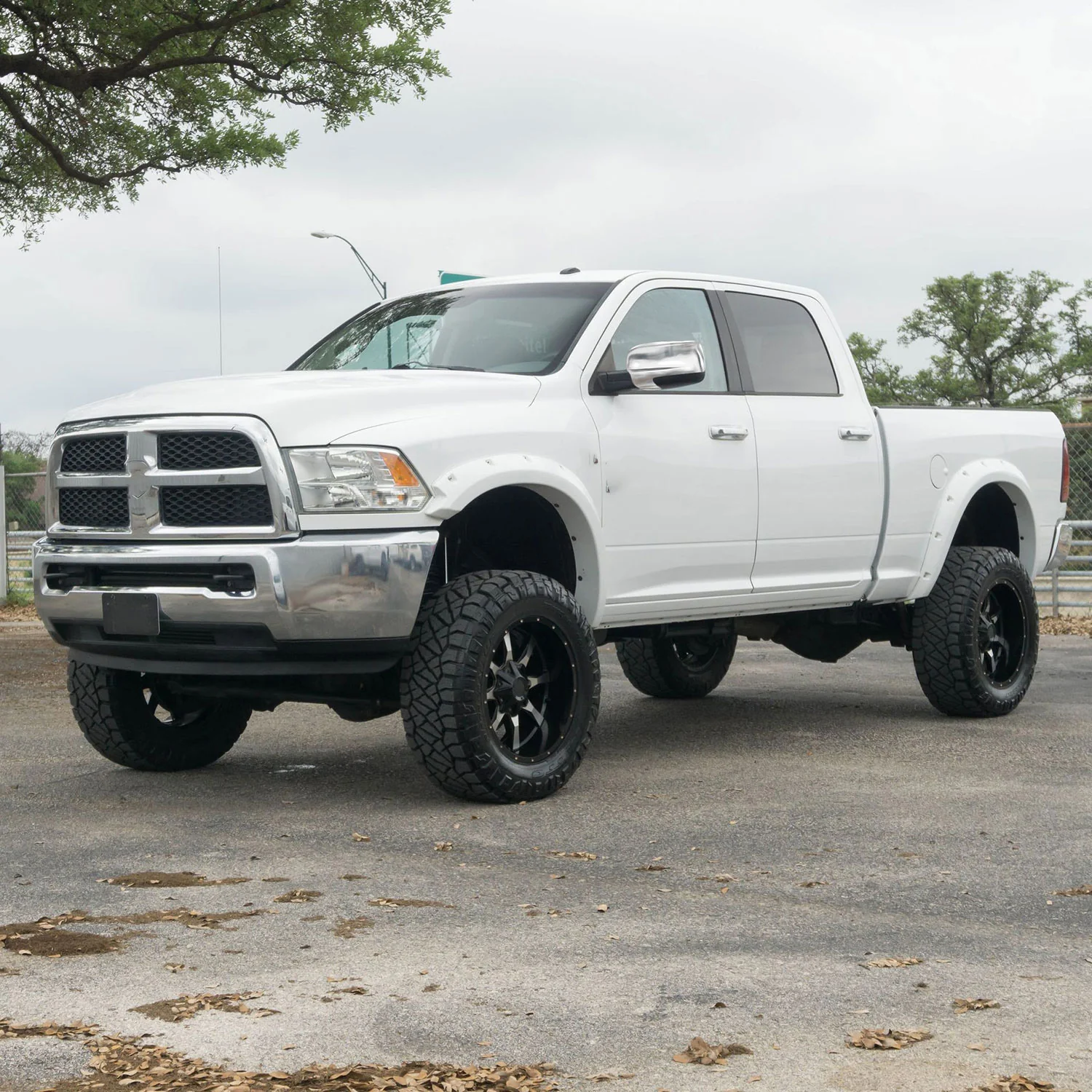 2019-2024 RAM RAM 1500 Classic Mirror Cover Caps Chrome 2Pcs ABS Plastic - Image 4