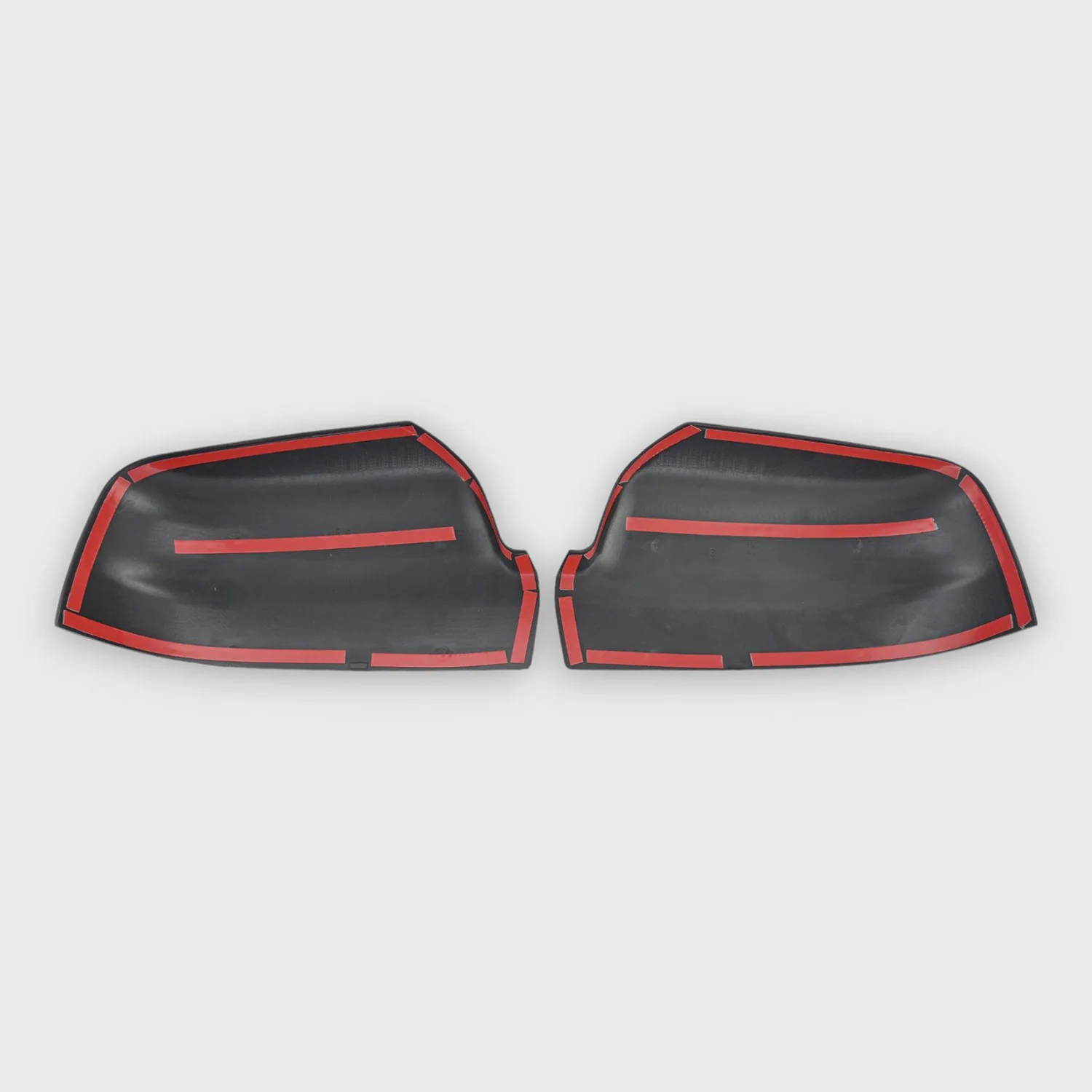 2019-2025 RAM RAM 1500 Mirror Cover Caps Gloss Black 2Pcs ABS Plastic - Image 3