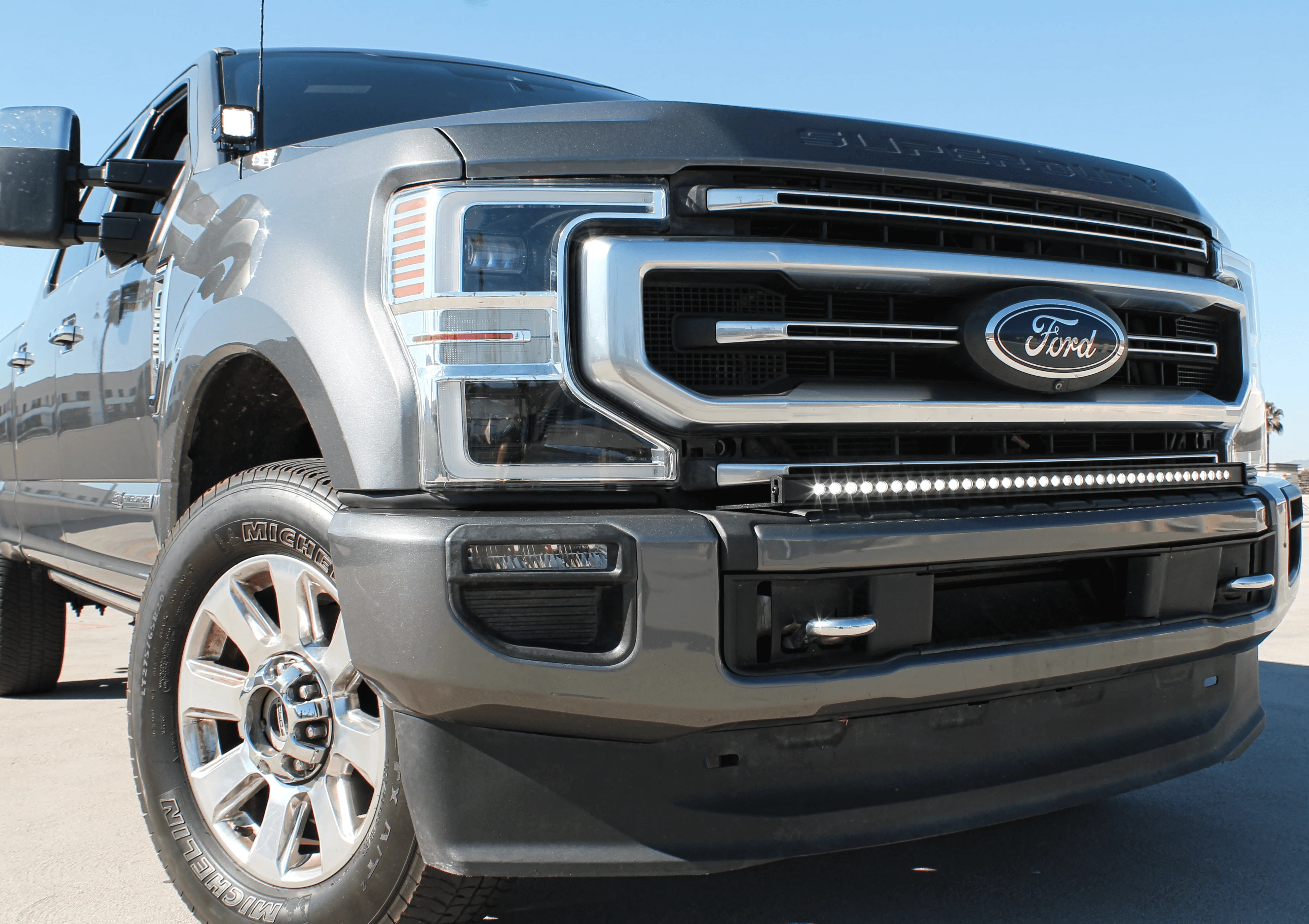 2020-22 Ford Super Duty F250 F350 F450 Ditch Lights - Image 3