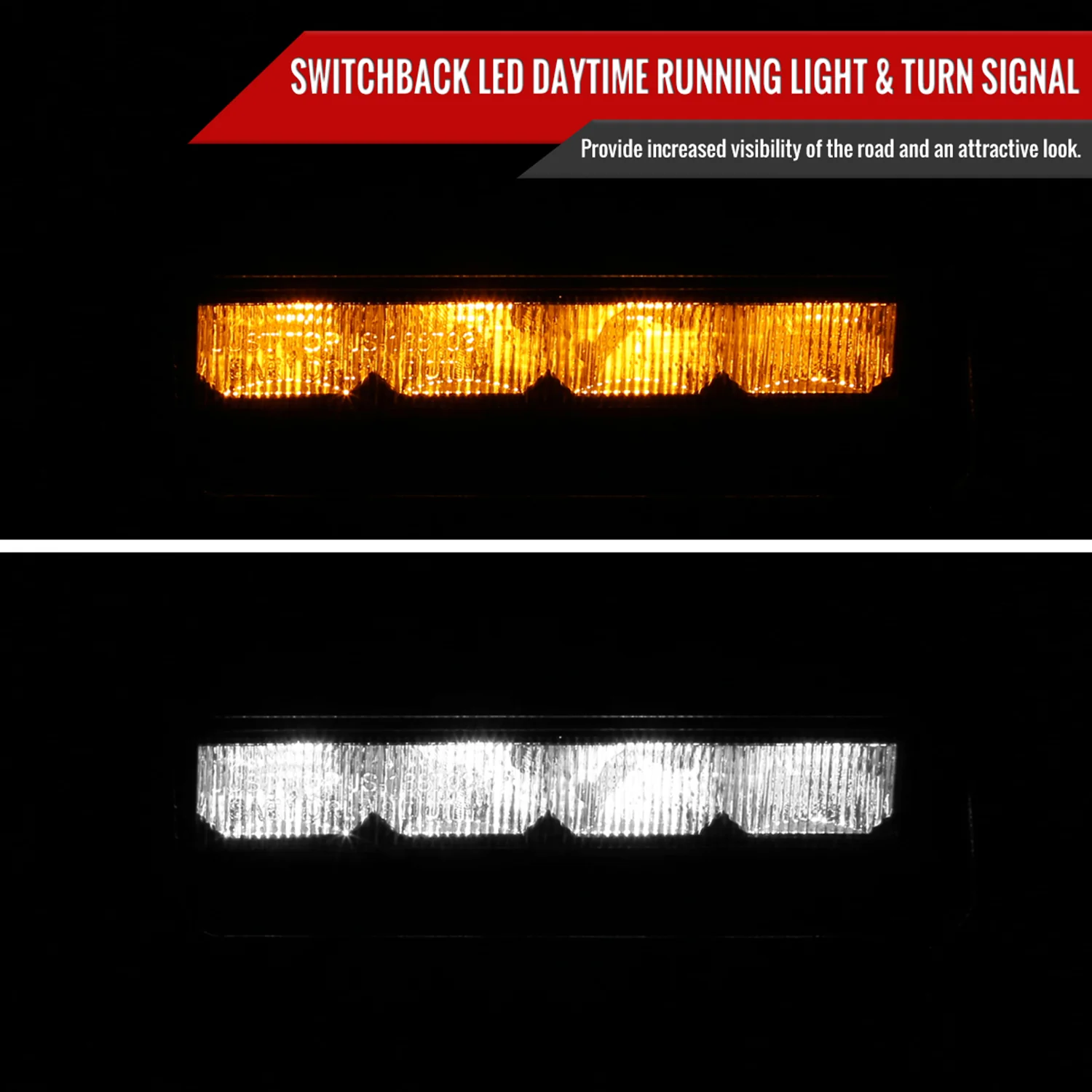 2020-2022 Jeep Gladiator JT Switchback LED Front Flat Fender Flares - Image 4
