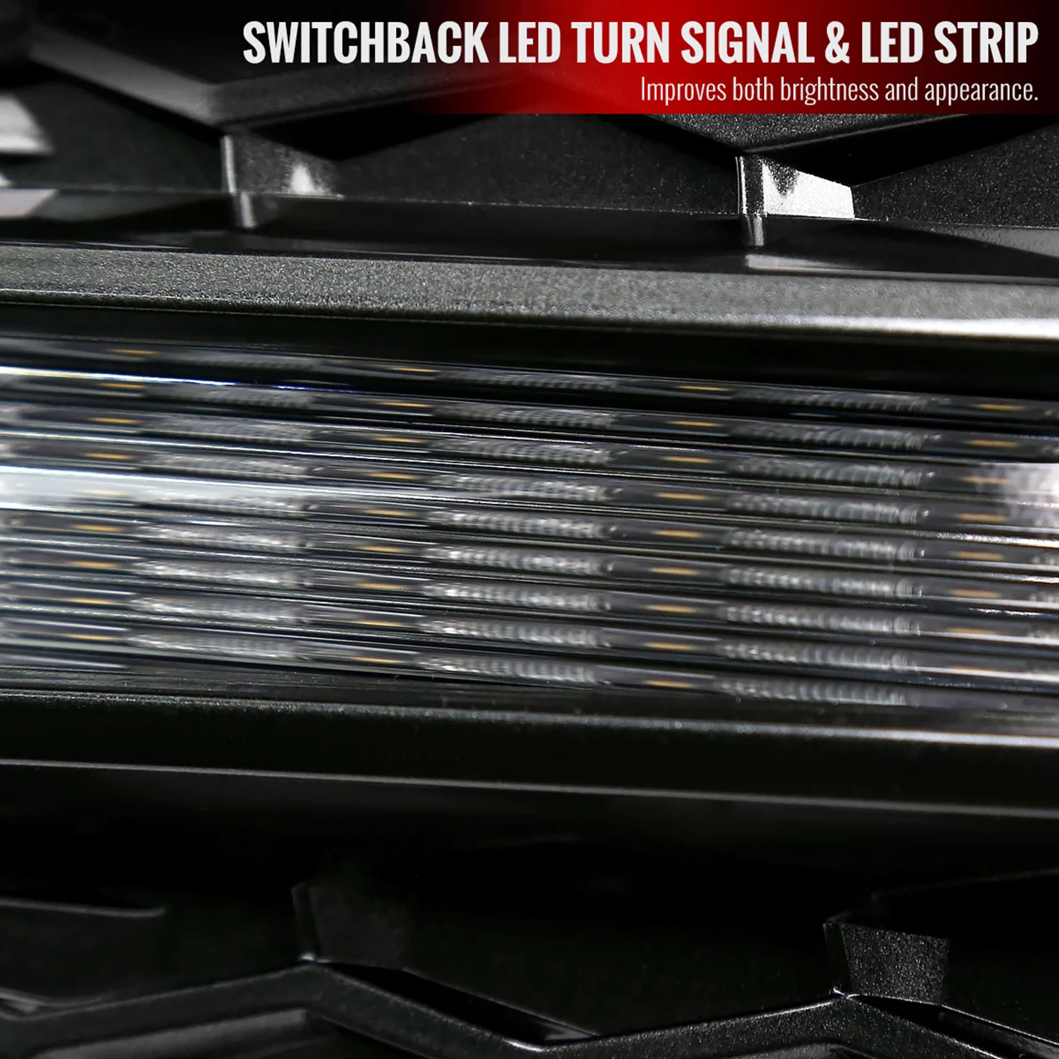2020-2022 Toyota Corolla Sedan Switchback LED Signal Fog Light Glossy Black - Image 3