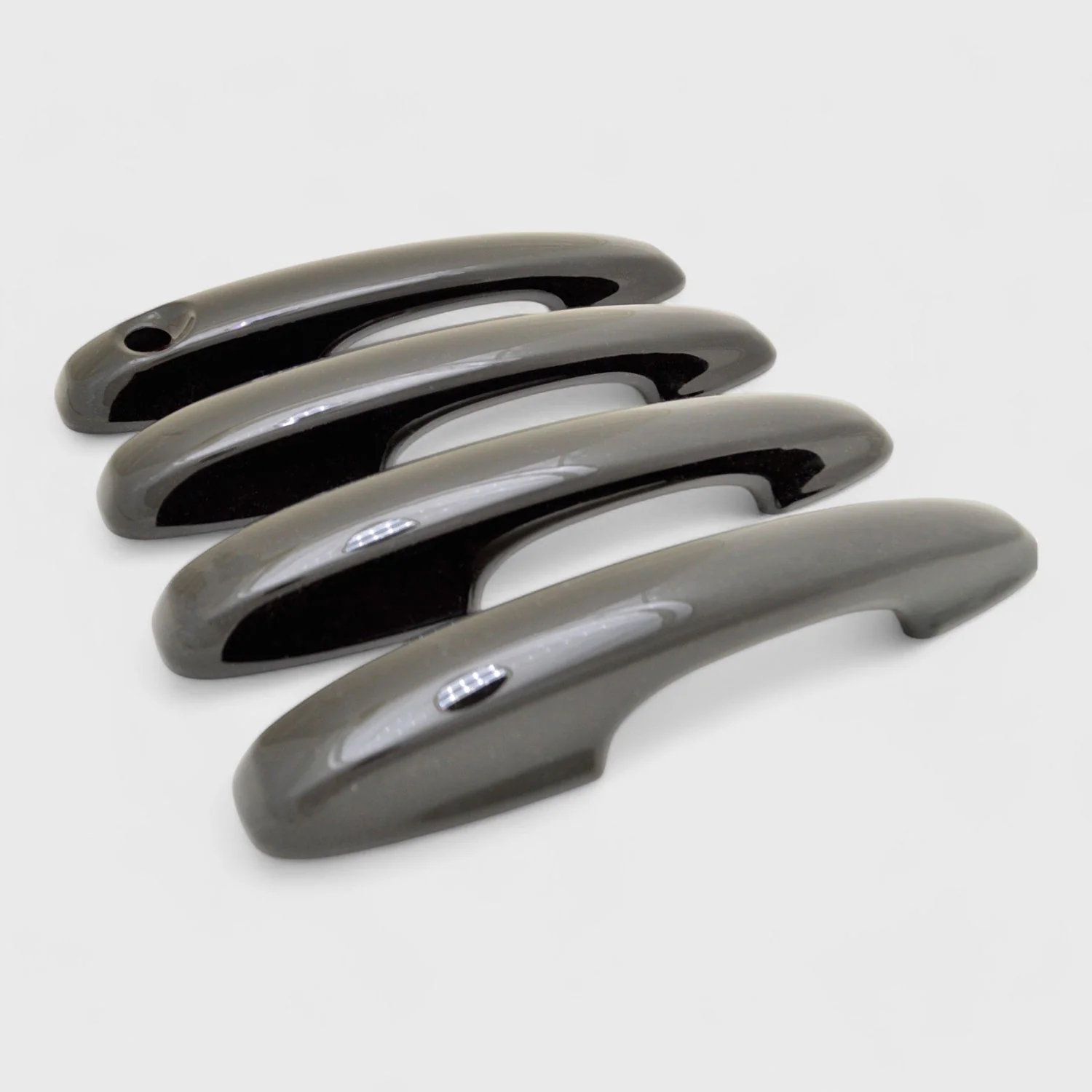 2020-2024 Ford Escape Door Handle Cover Gloss Black 4Pcs ABS Plastic - Image 2