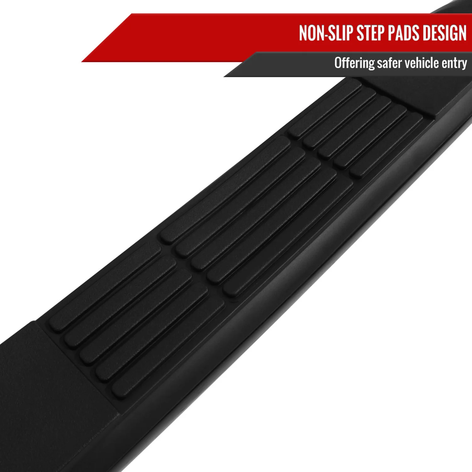 2021-2022 Chevy Tahoe/GMC Yukon Black 3" Side Step Nerf Bars Running Boards - Image 2