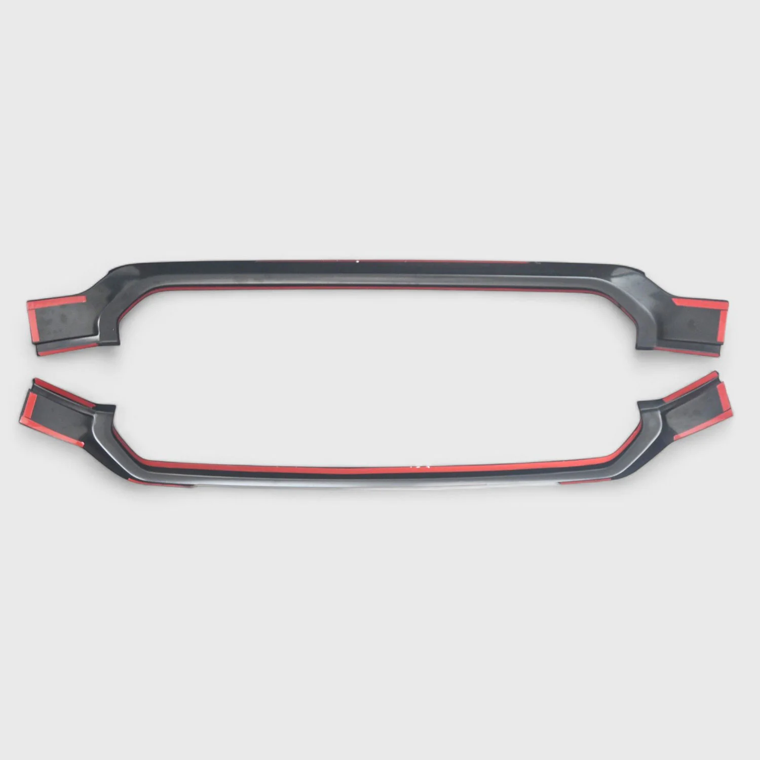 2021-2023 Ford F-150 Grille Overlay Gloss Black 2Pcs ABS Plastic - Image 3