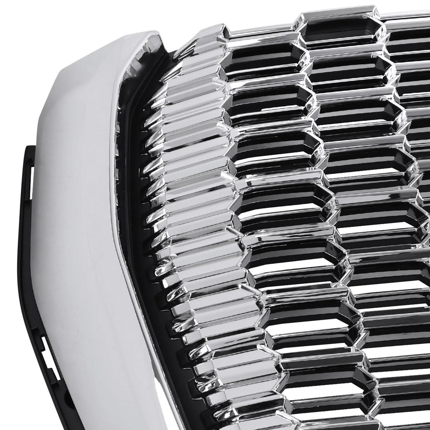 2021-2023 GMC Yukon/Yukon XL Denali Style Front Chrome Mesh Grille - Image 4