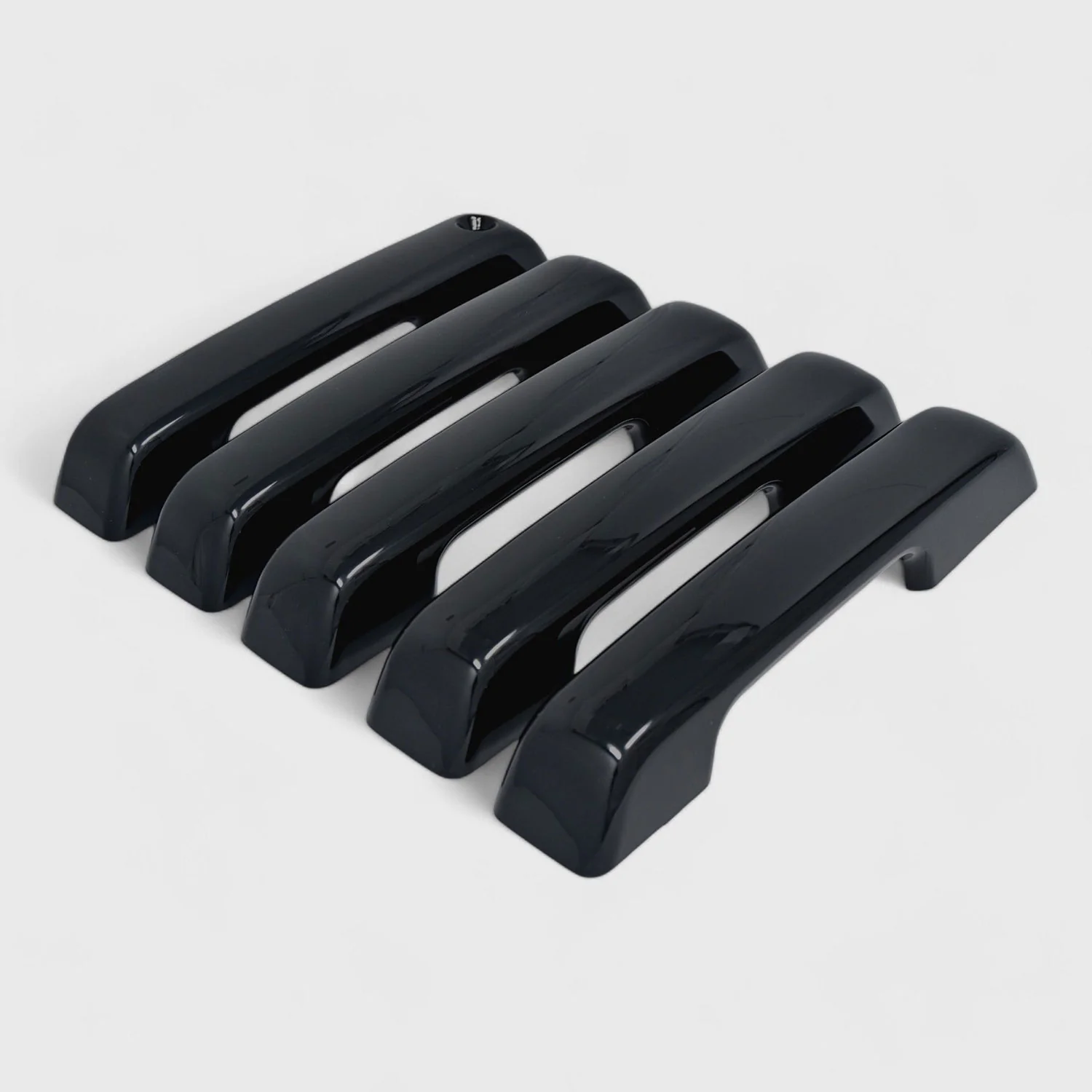 2021-2024 Ford Bronco Door Handle Cover Gloss Black 5Pcs ABS Plastic - Image 3
