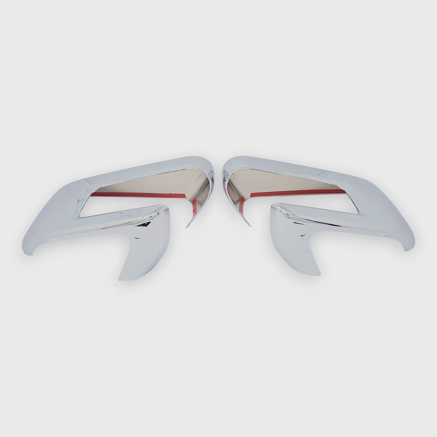 2021-2024 Ford F-150 Mirror Cover Caps Chrome 2Pcs ABS Plastic - Image 2