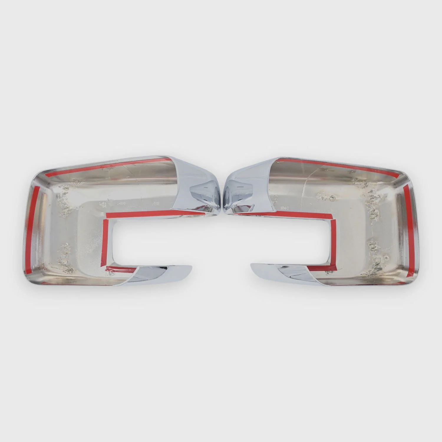 2021-2024 Ford F-150 Mirror Cover Caps Chrome 2Pcs ABS Plastic - Image 3