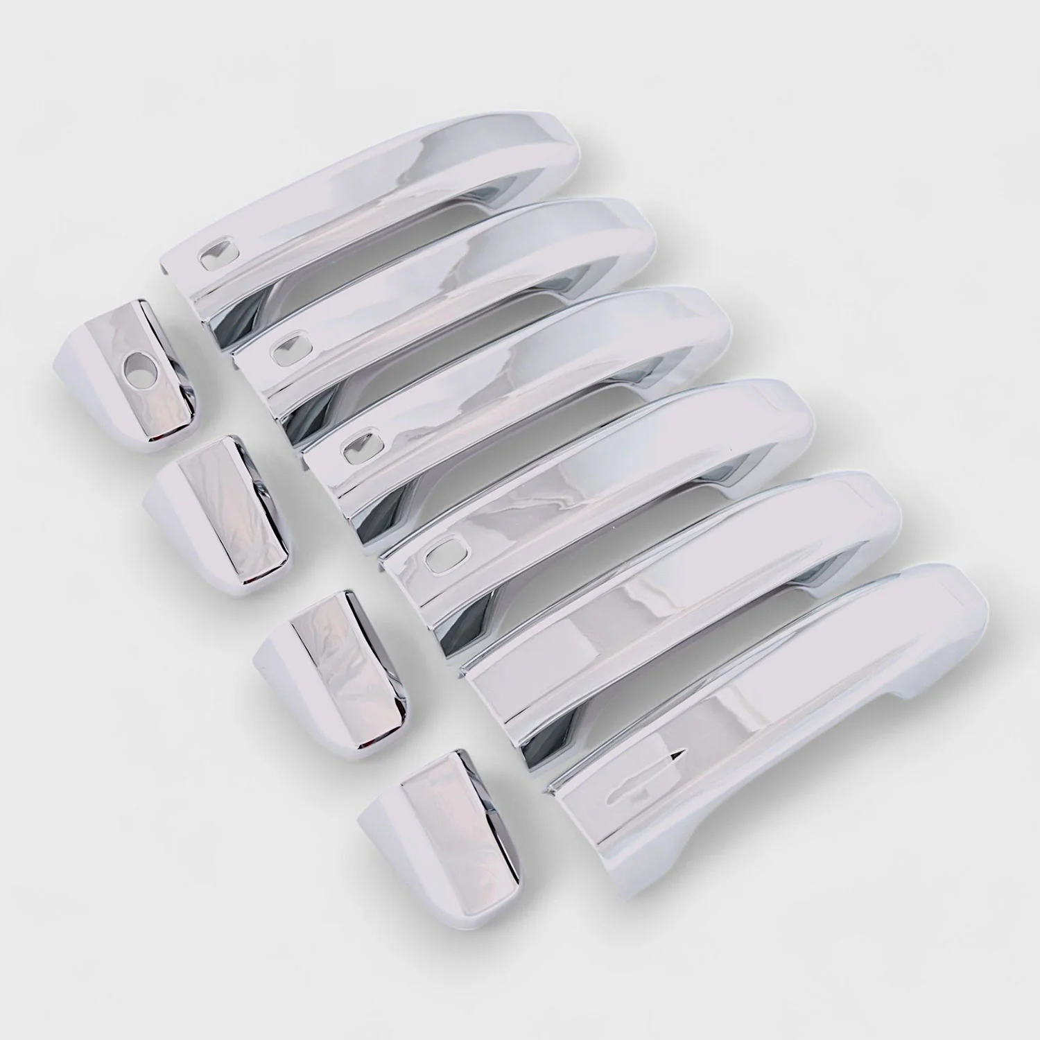 2021-2024 GMC Yukon Door Handle Cover Chrome 10Pcs ABS Plastic - Image 2
