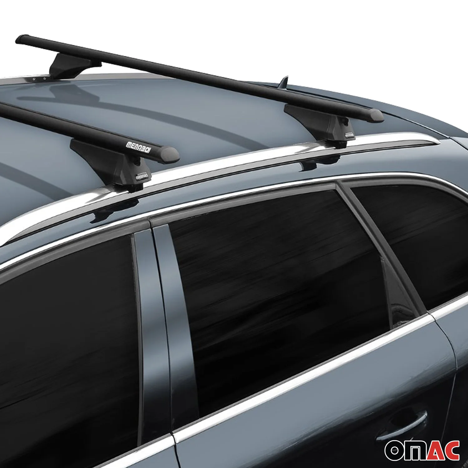 2021-2026 Kia Seltos Roof Rack Cross Bars Black - Image 7