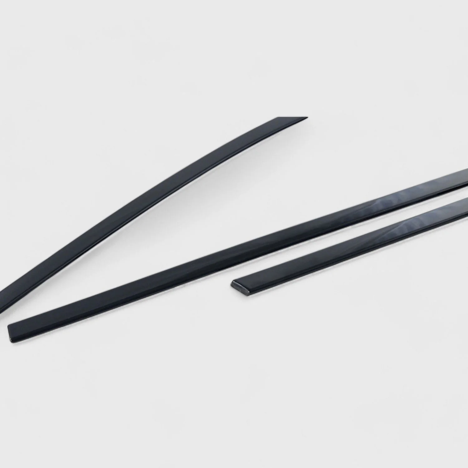2021-2025 Nissan Rogue Window Trim Set Gloss Black 6Pcs ABS Plastic - Image 3