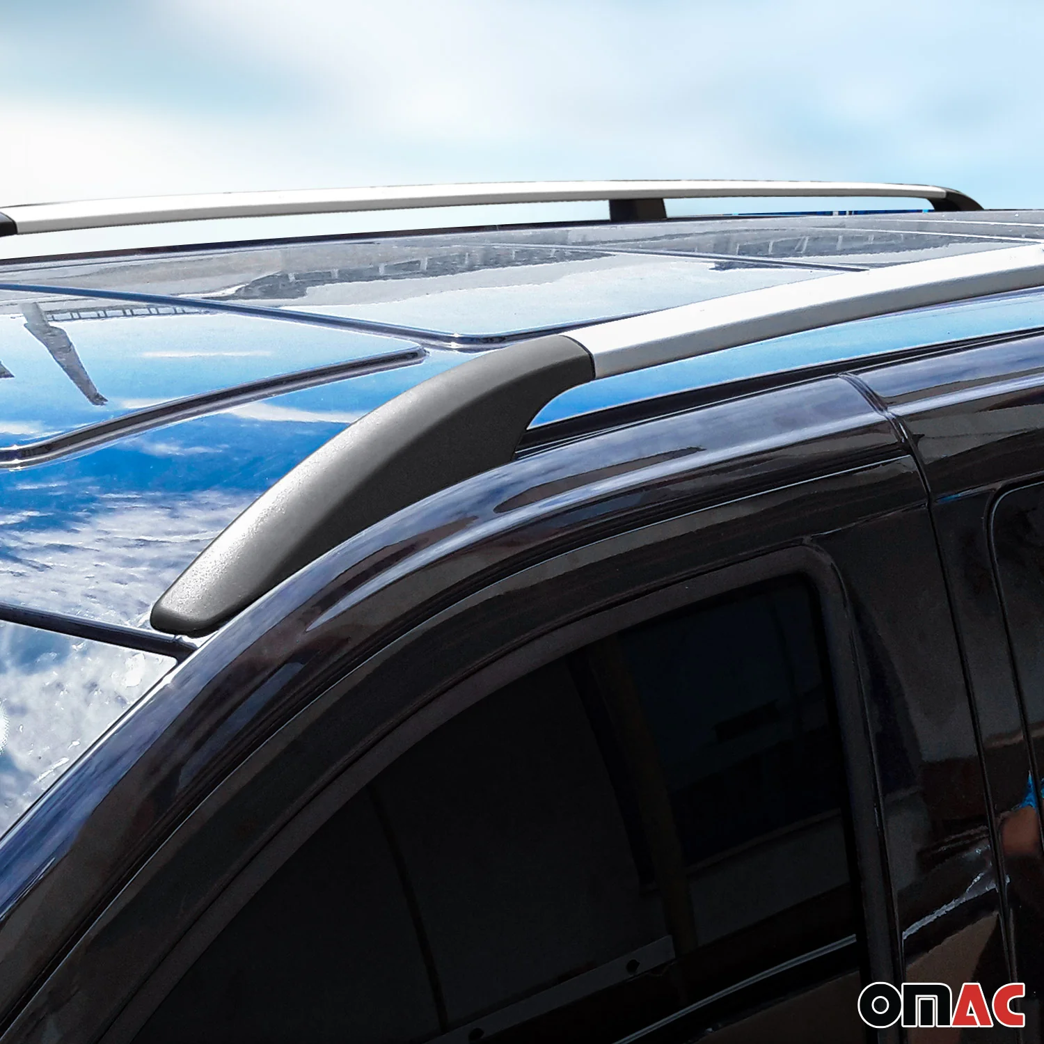 2023-2025 Dodge Hornet Roof Rack Rails Side Rails Silver - Image 4