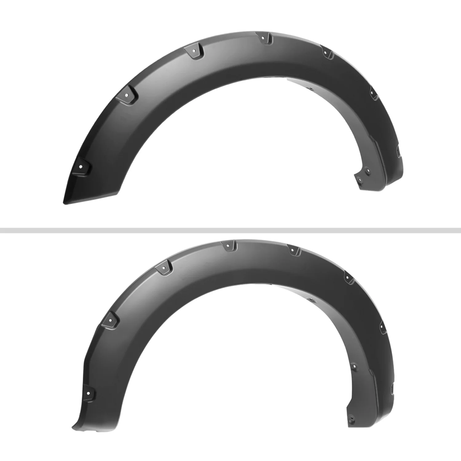 2023-2024 Ford F250 F350 Matte Black Rivet Style Fender Flares Protector - Image 3