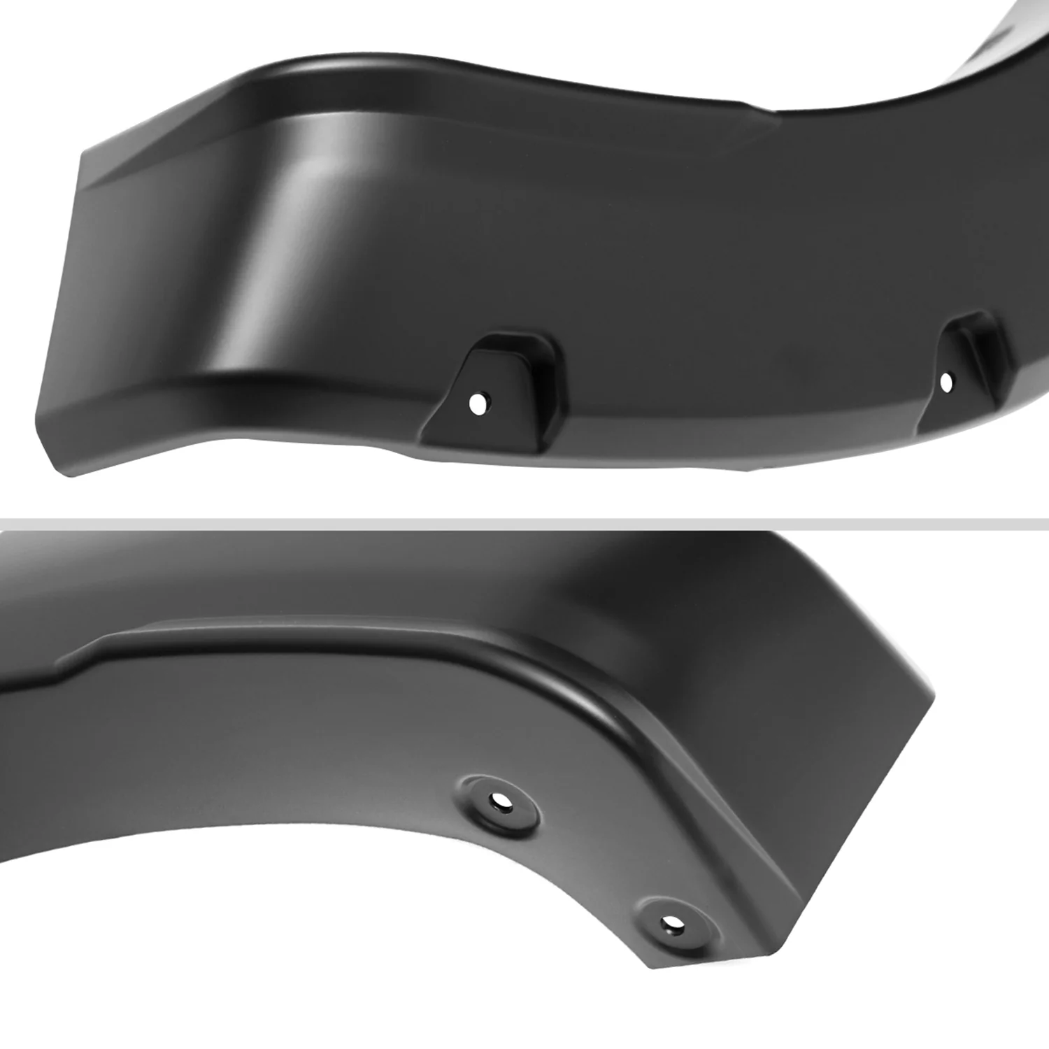 2023-2024 Ford F250 F350 Matte Black Rivet Style Fender Flares Protector - Image 5