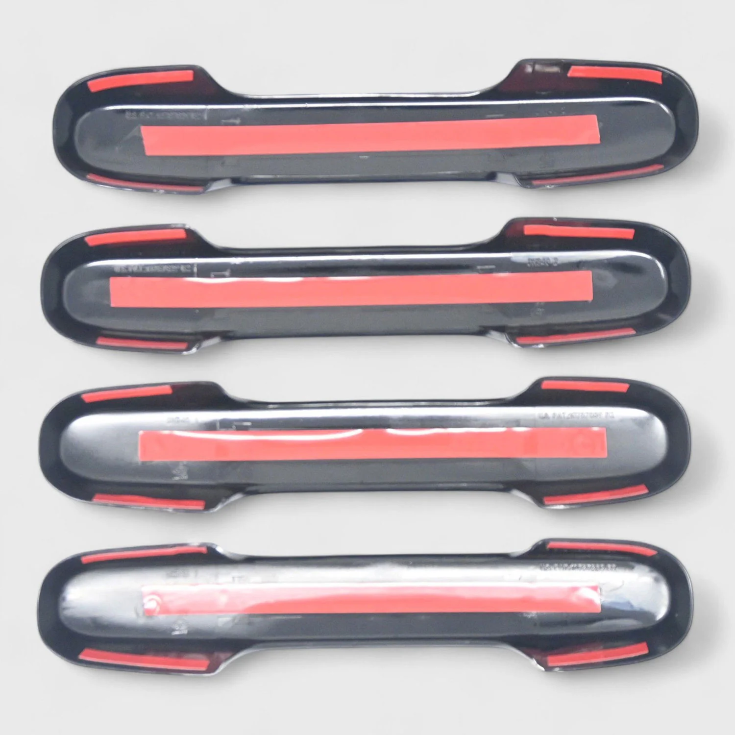 2023-2025 Honda Pilot Door Handle Cover Gloss Black 4Pcs ABS Plastic - Image 4