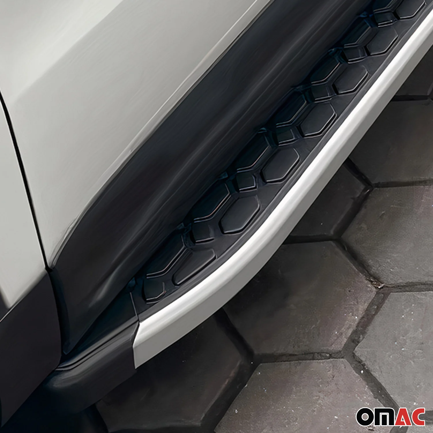 2023-2026 Mercedes GLC Class X254 Running Boards Side Steps Silver & Black - Image 10