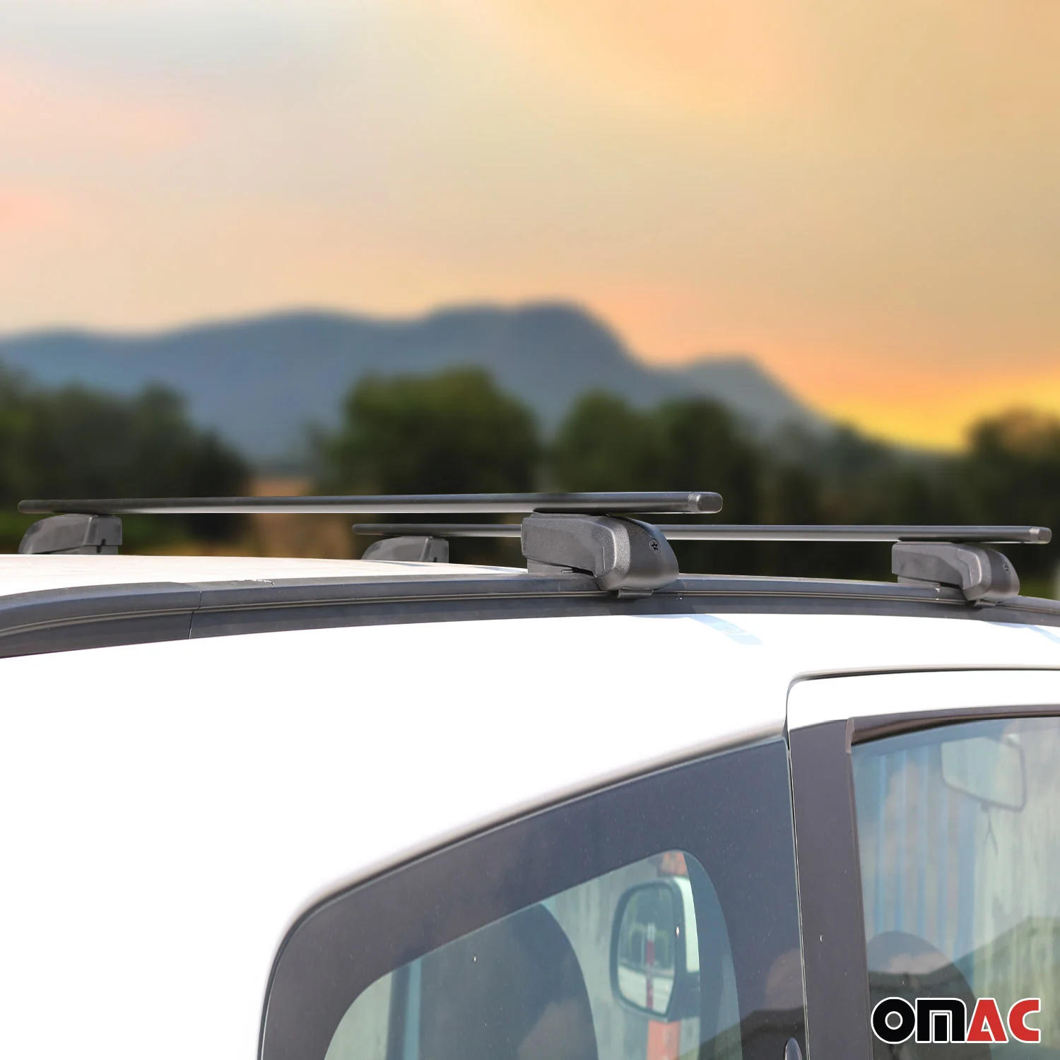 2024-2026 Toyota Land Cruiser J250 Roof Rack Cross Bars Carrier Black - Image 3