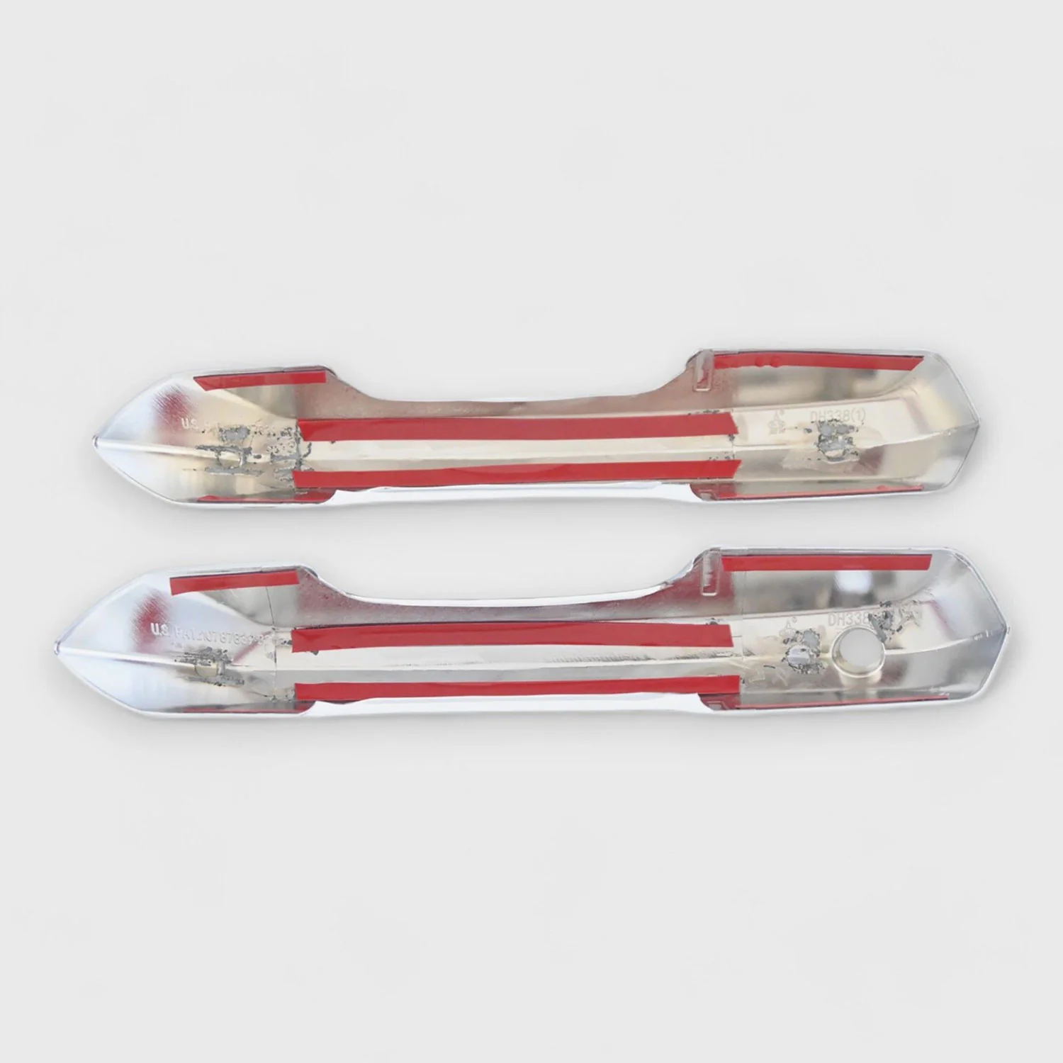 2024 Ford Mustang Door Handle Cover Chrome 2Pcs ABS Plastic - Image 4