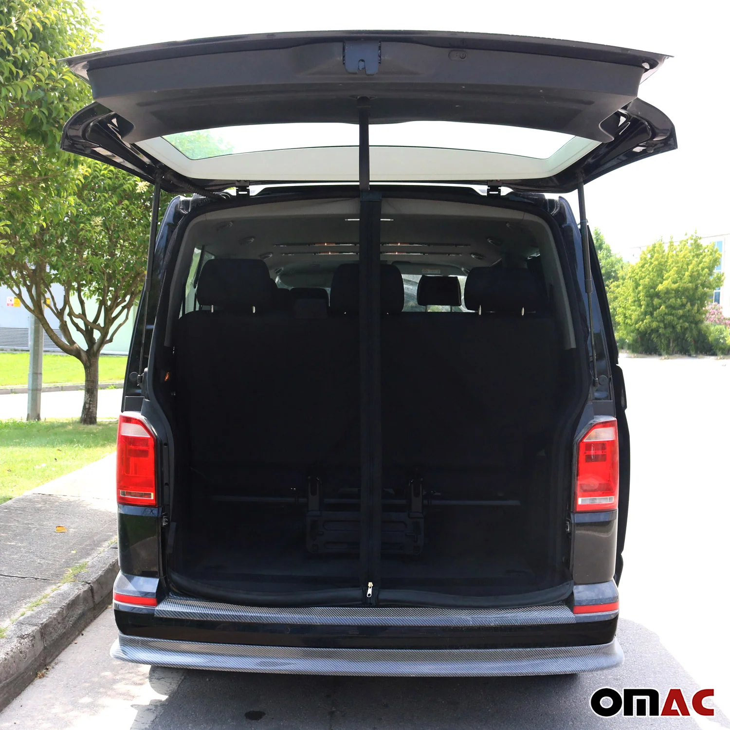 2025-2026 VW ID.Buzz Mosquito Net Bug Magnetic Screen Tailgate Black 1 Pcs - Image 3