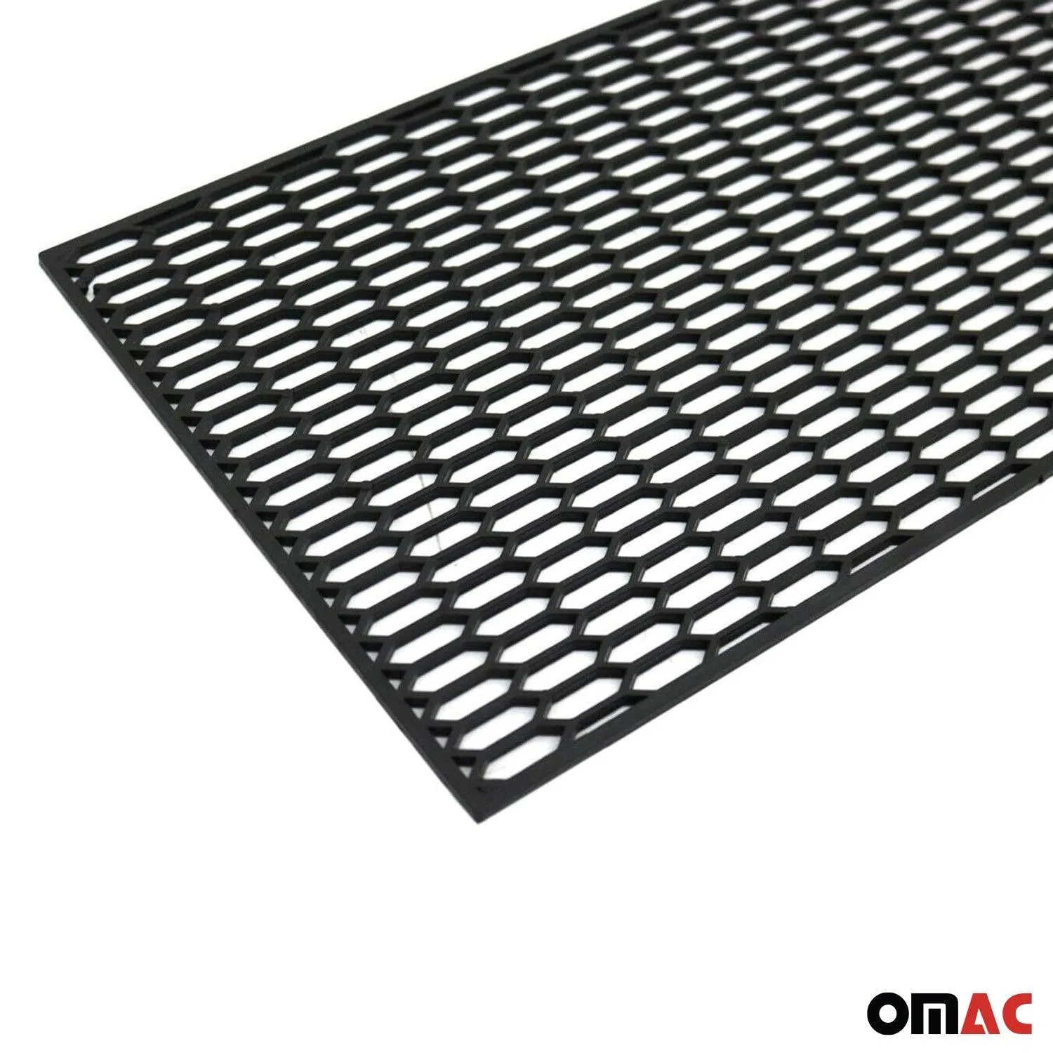 28.74" x 8.26” Trimmable Black ABS Plastic Honeycomb Mesh Grill Spoiler Bumper - Image 4