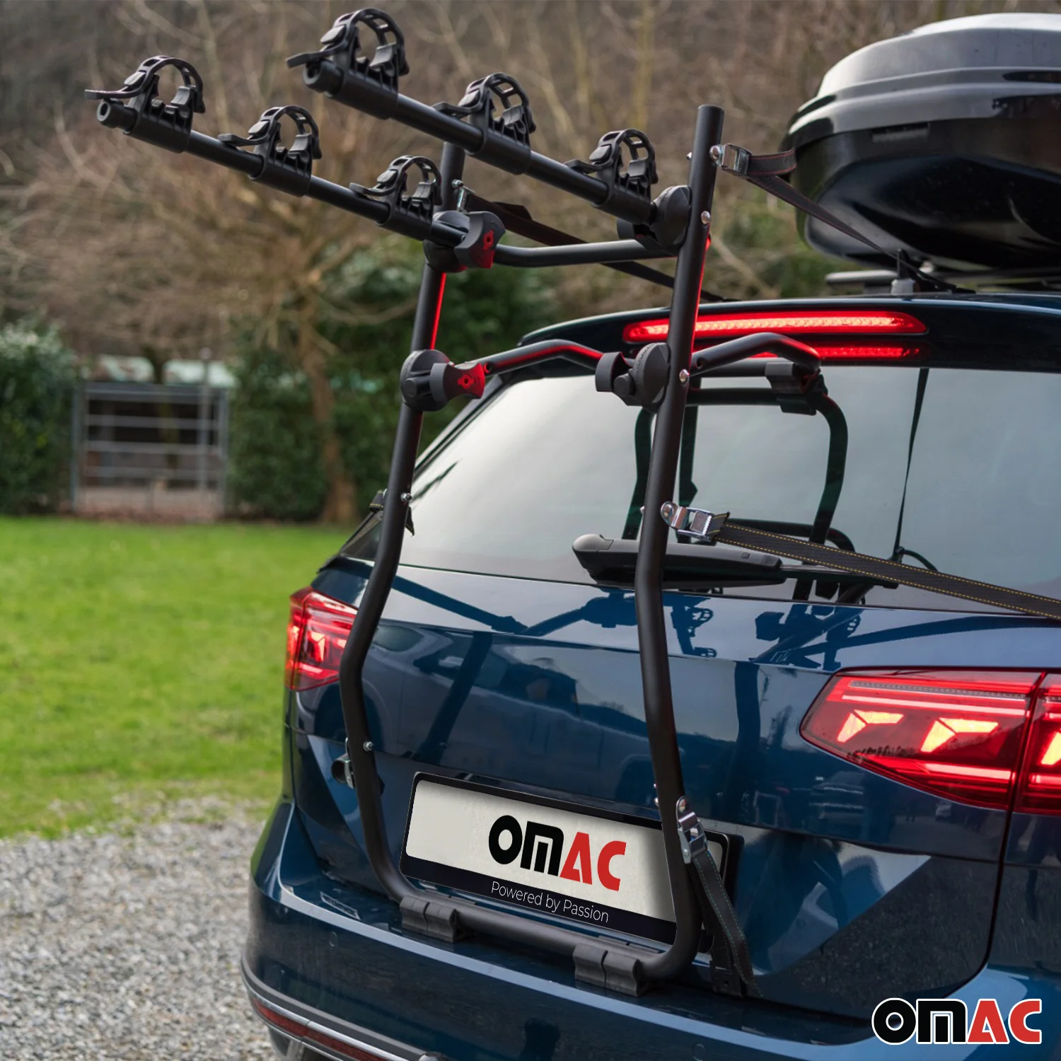 2007-2013 Honda Fit 3 Bike Rack Carrier Hitch Mount Black 1Pc - Image 5