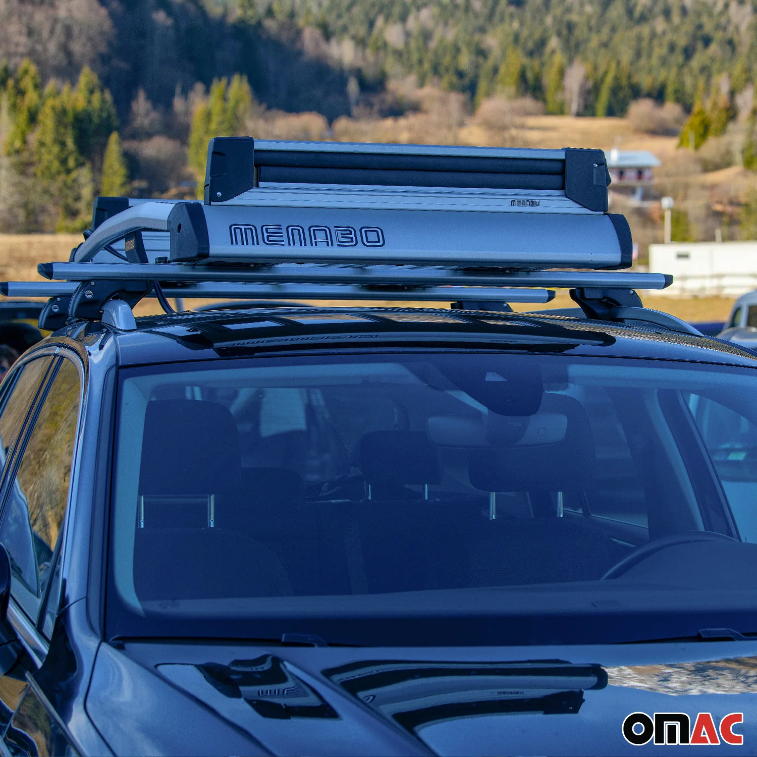32.2" Ski Rack Snowboard Carriers Top Holder Roof Rack Lockable - Image 7