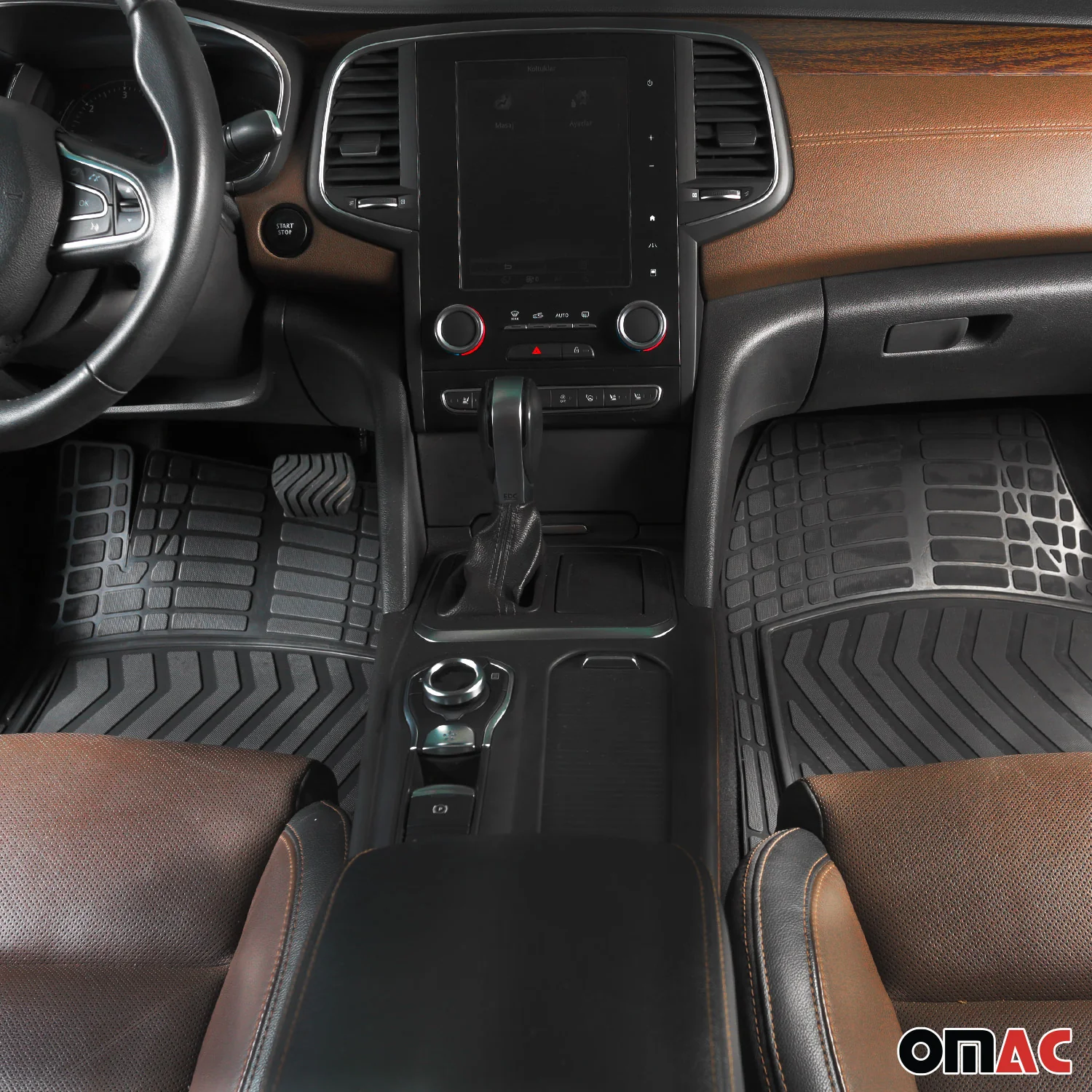 2023-2026 Kia Sportage Universal Floor Mats Liner All Weather Waterproof Black - Image 2