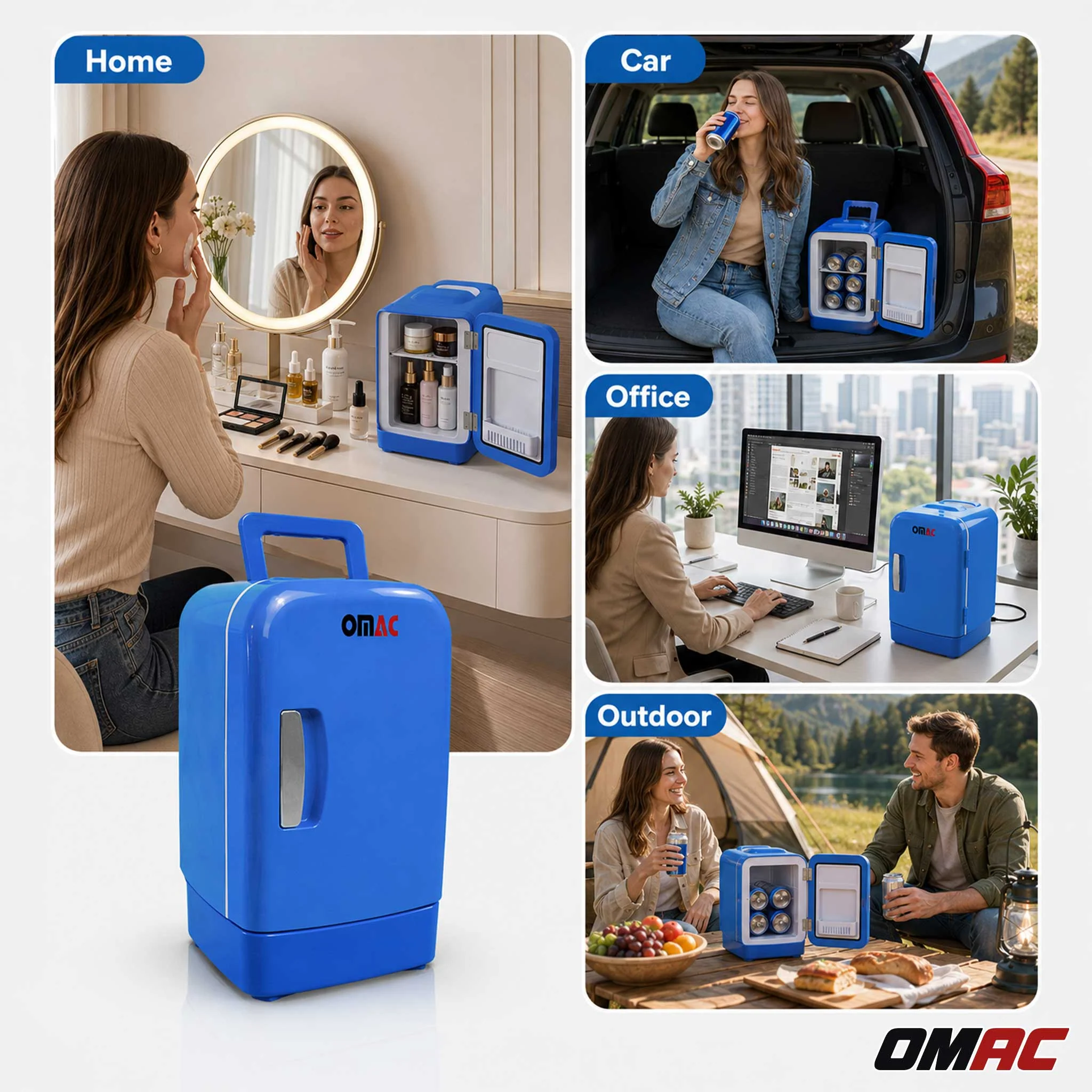 4L Portable Cooler and Warmer Car Refrigerator Outdoor 12V Mini Camping Fridge - Image 9
