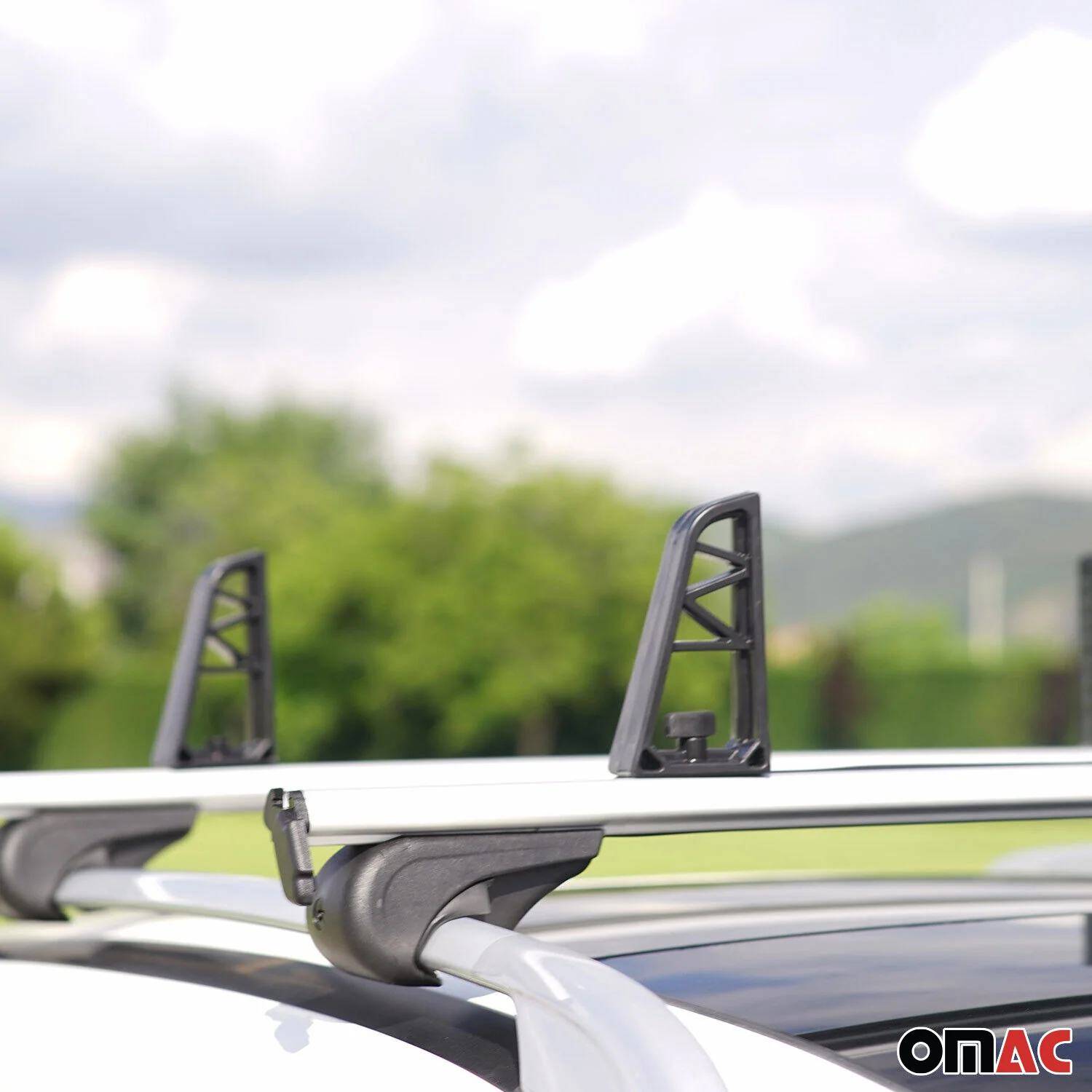 4x Load Stopper Lockable Cross Bar Roof Rack Load Limiter + 2 Pcs 118.11" Belts - Image 6