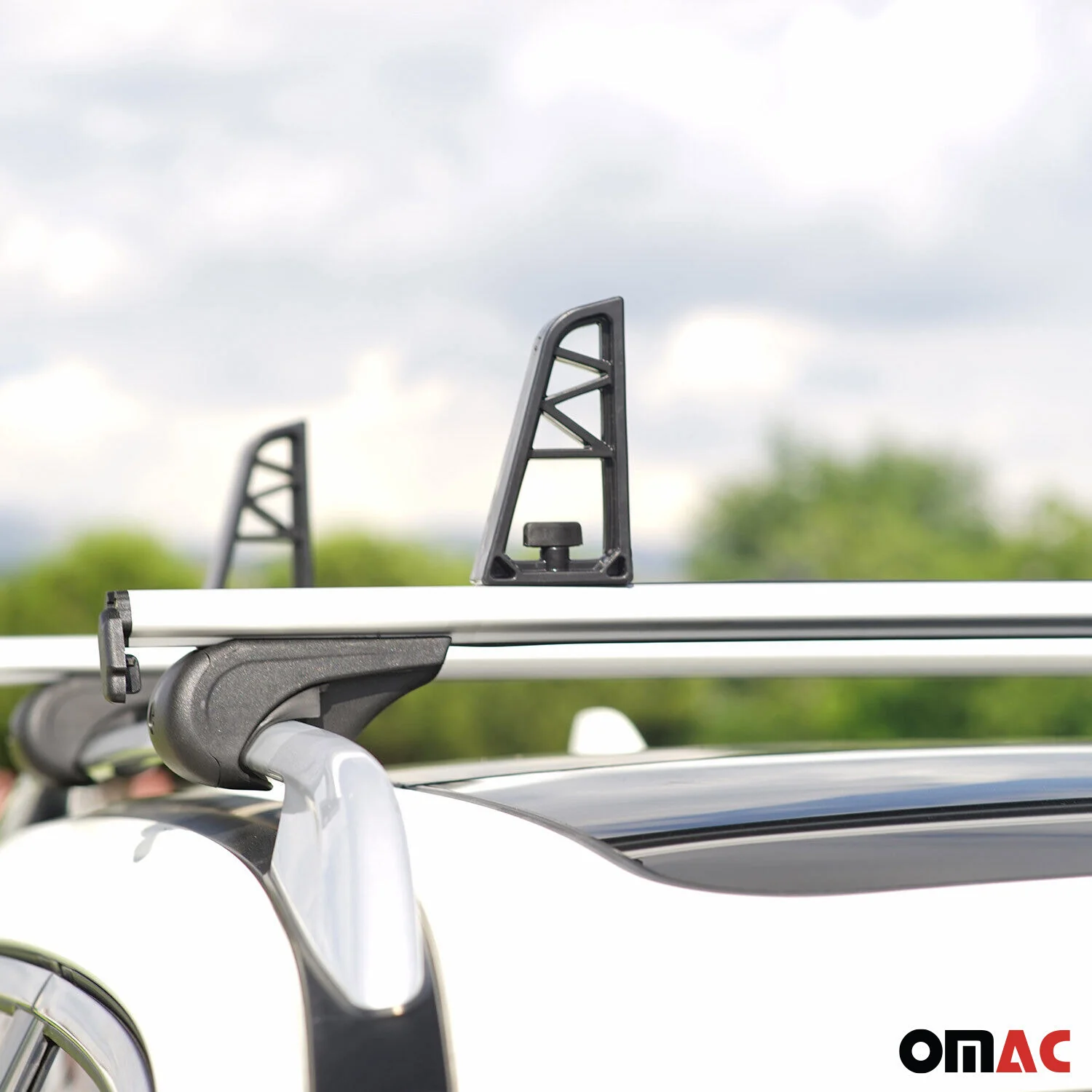 4x Load Stopper Lockable Cross Bar Roof Rack Load Limiter + 2 Pcs 118.11" Belts - Image 7
