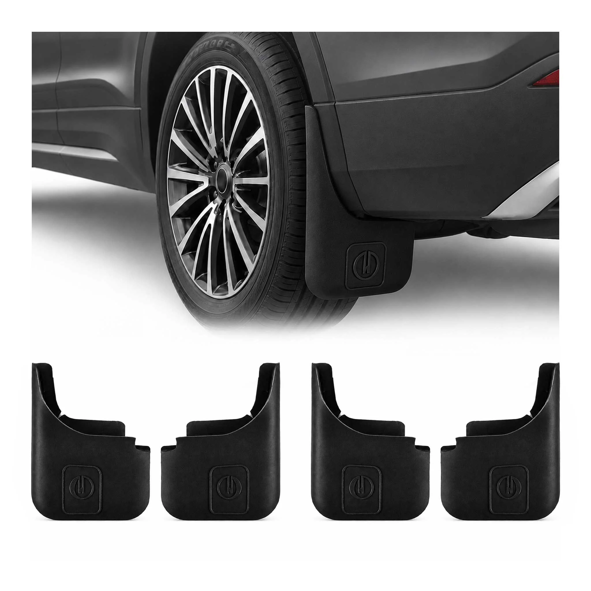 4x Mud Flaps Splash Guards for Ford Bronco Sport 2021-2026 Universal fit