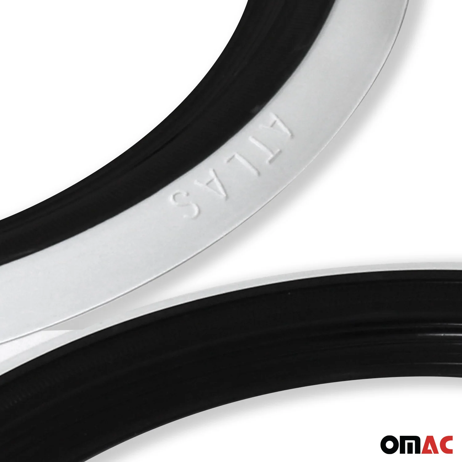 4x Portawalls Black White Wall Tire Insert 14" Rims Sidewall Set - Image 8