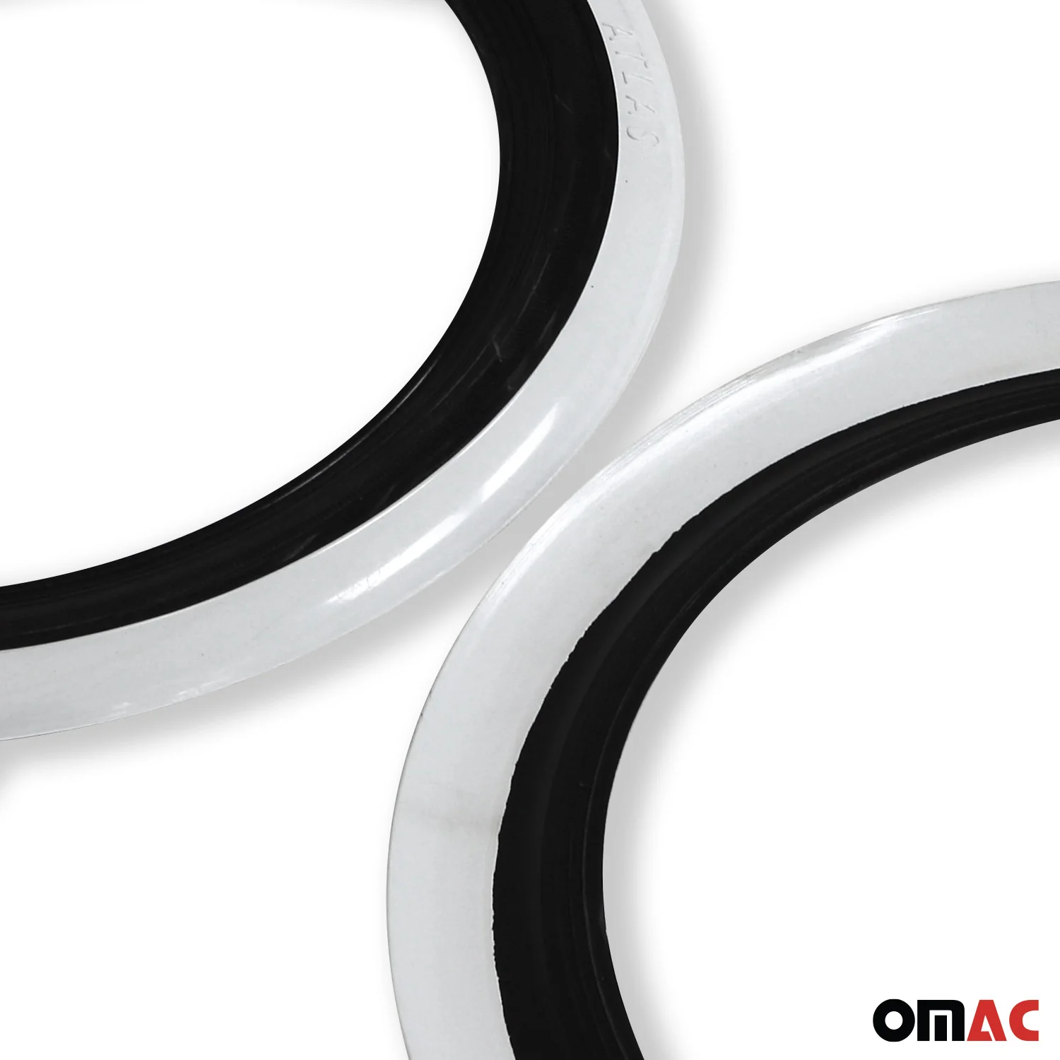 4x Portawalls Black White Wall Tire Insert 16" Rims Sidewall Set - Image 9
