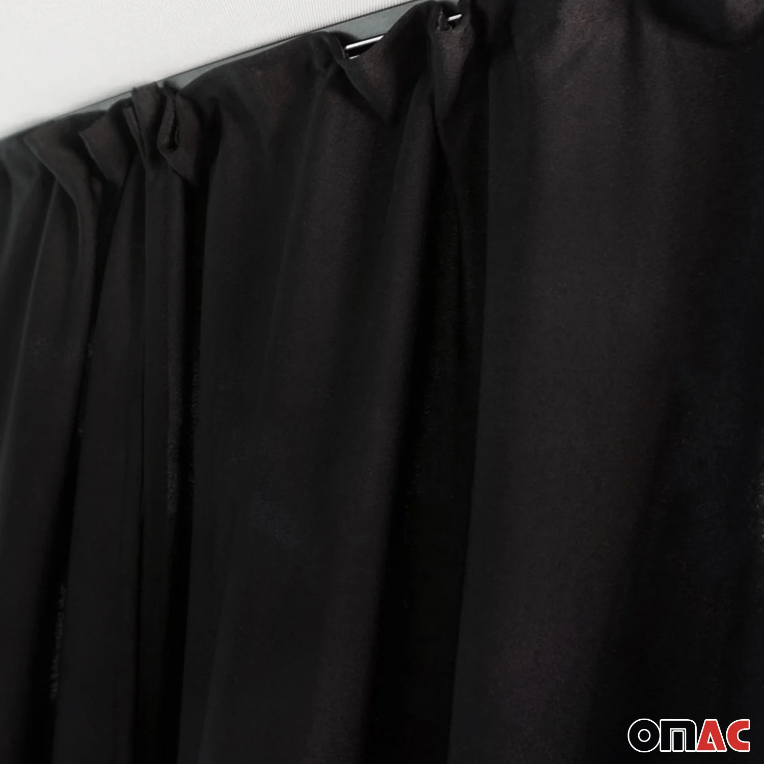RAM ProMaster Cabin Divider Curtain Privacy Curtains Black 2 Curtains - Image 7