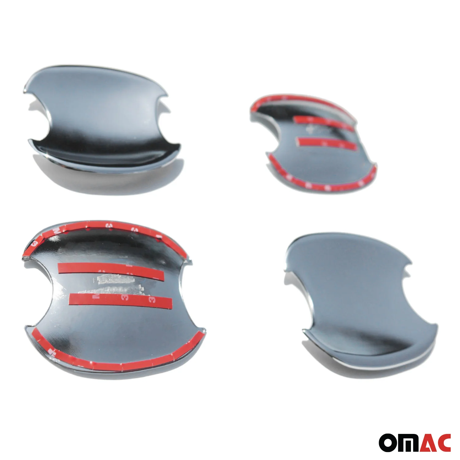 2012-2016 Honda CR-V Car Door Handle Bowl Cover Protector Silver Chrome 4Pcs - Image 5