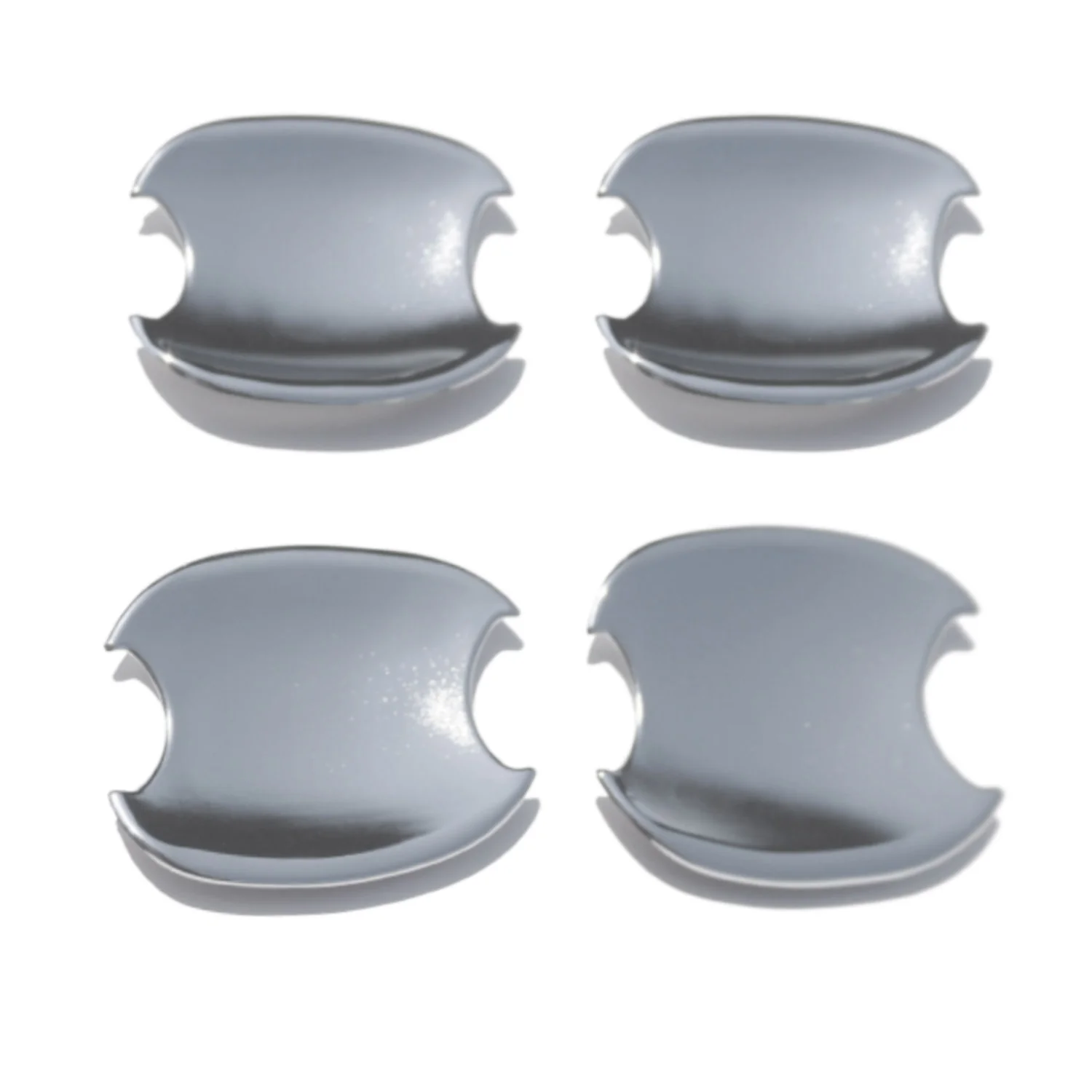 2012-2016 Honda CR-V Car Door Handle Bowl Cover Protector Silver Chrome 4Pcs - Image 6