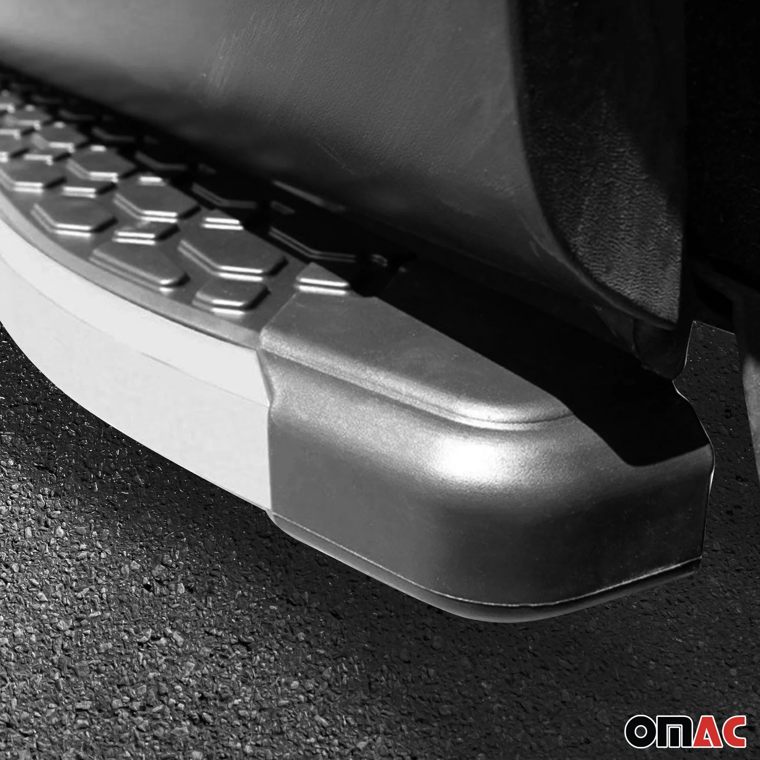 2014-2019 Kia Soul Running Boards Side Steps Silver & Black - Image 5