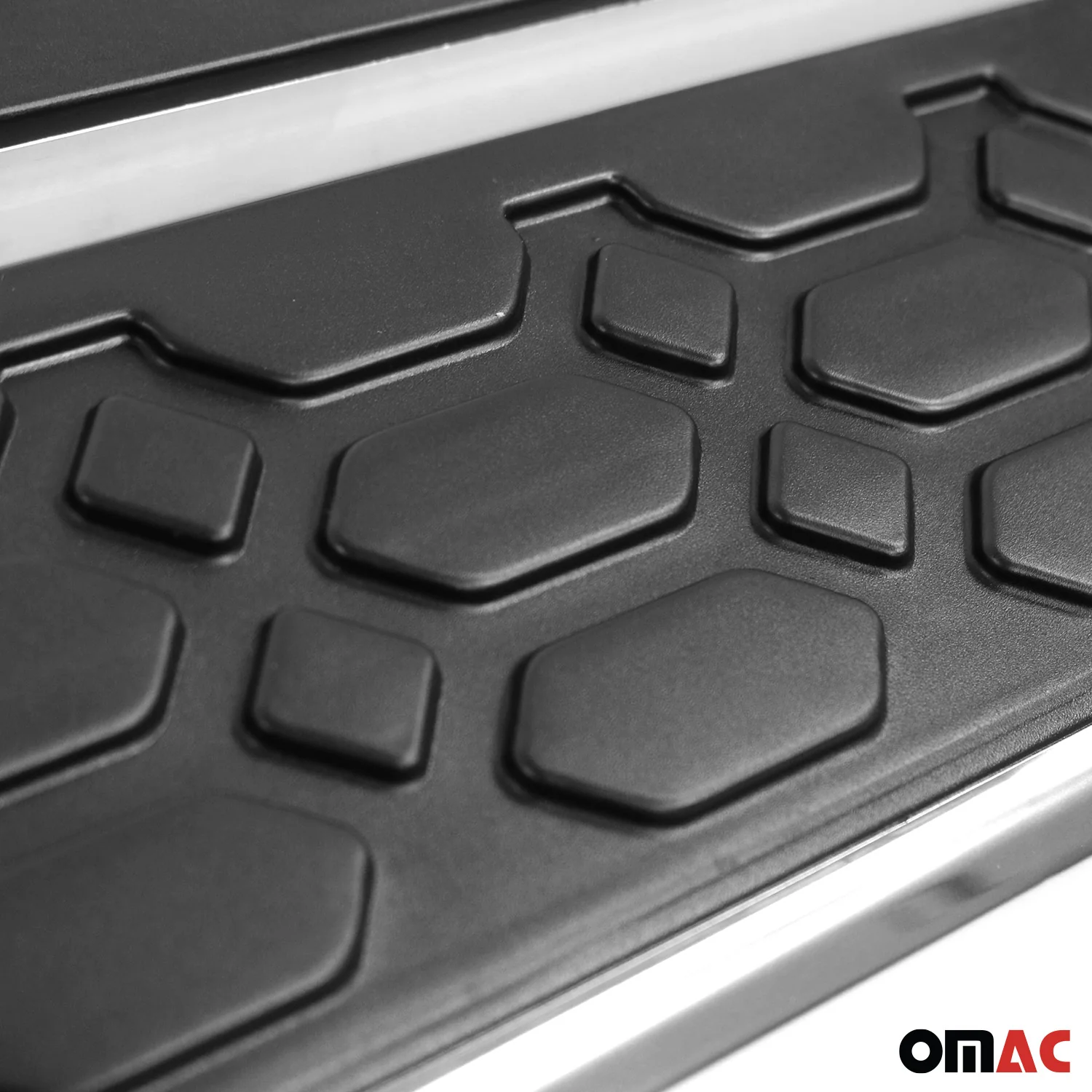 2009-2017 VW Tiguan Running Boards Side Steps Silver & Black - Image 9