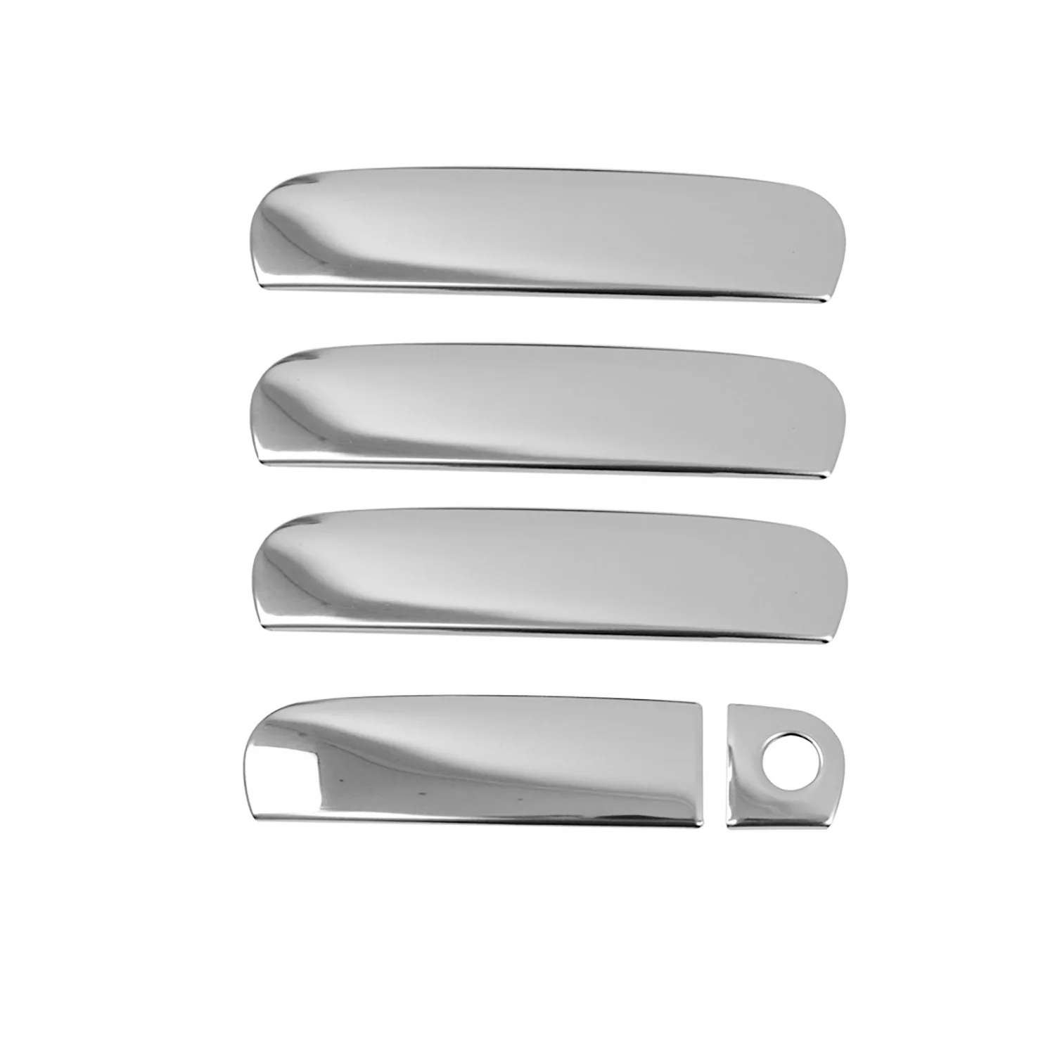 2005-2011 Audi A6 Sedan Car Door Handle Cover Protector Stainless Steel Chrome 5 Pcs - Image 6