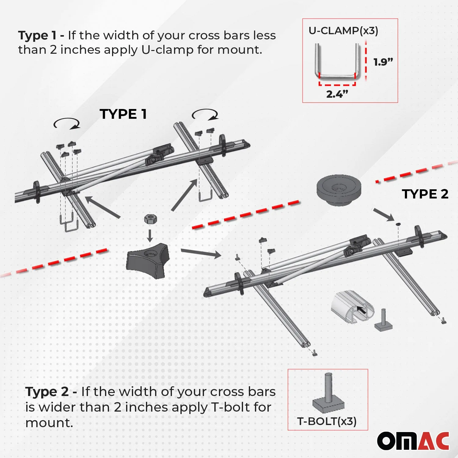 2003-2014 Mercedes Vito W639 Bike Rack Carrier Roof Racks Set Alu Silver - Image 4