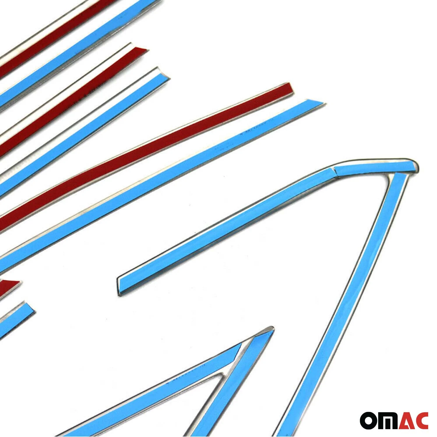 2012-2018 Ford Focus Sedan Window Molding Trim Streamer Stainless Steel - Image 10