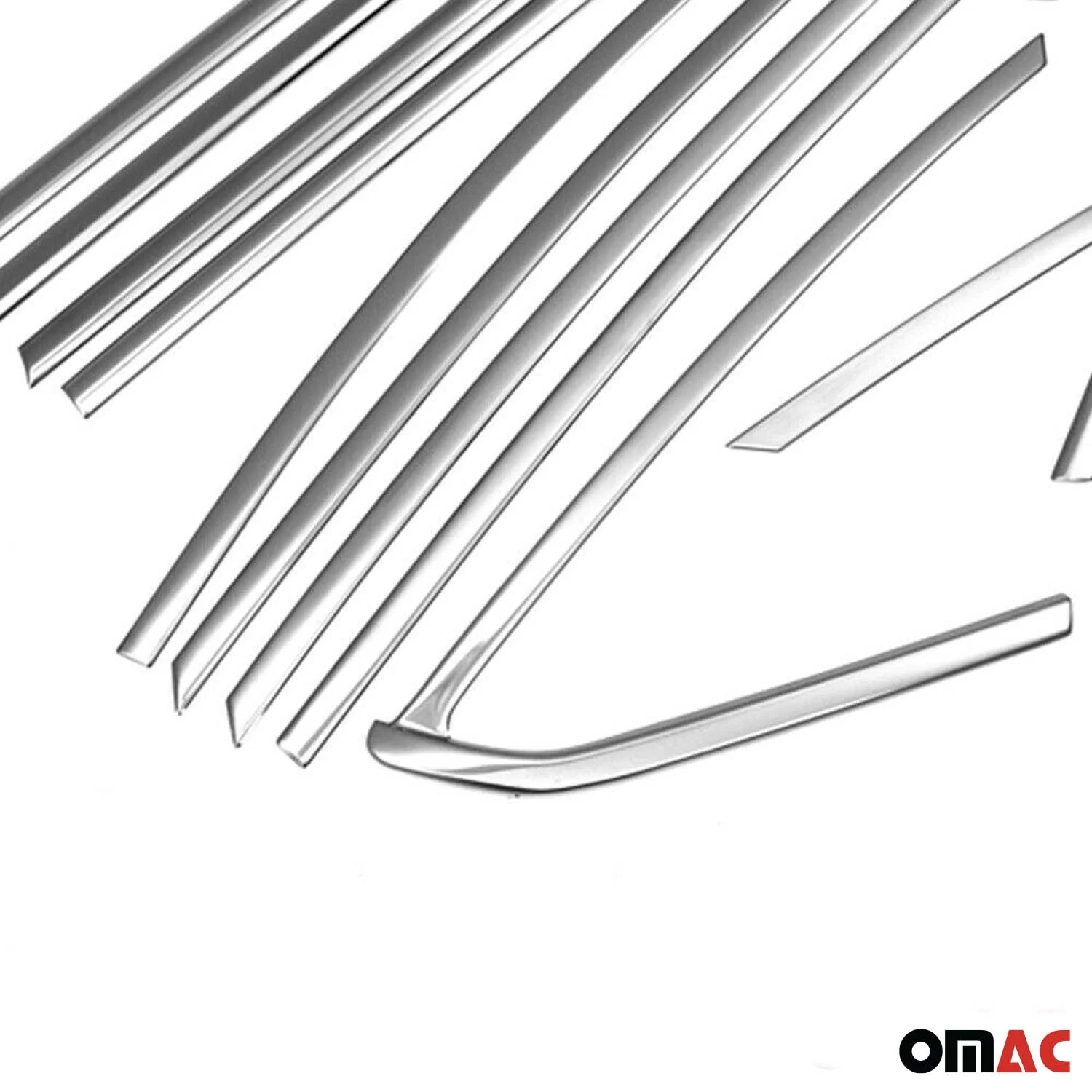 2012-2018 Ford Focus Sedan Window Molding Trim Streamer Stainless Steel - Image 9