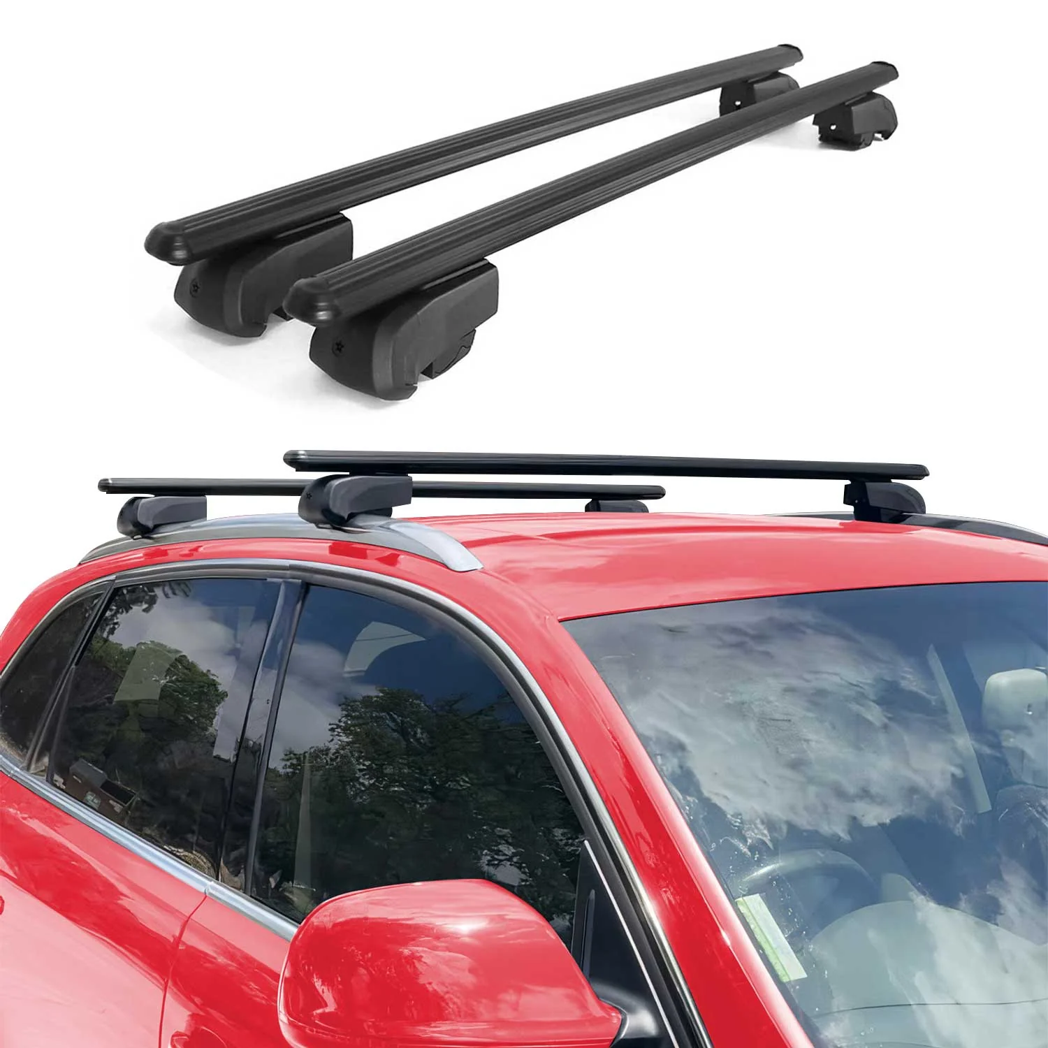 2017-2022 Honda CR-V Roof Rack Cross Bars Black - Image 2