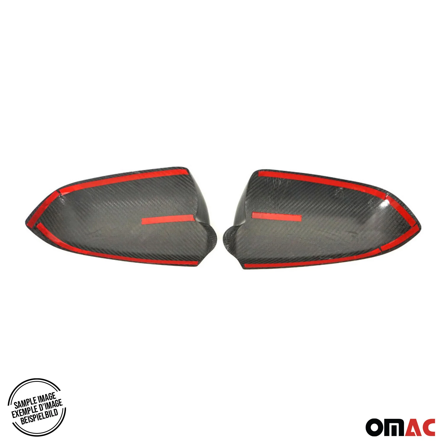 2013-2015 BMW X1 E84 Side Mirror Cover Caps Gloss Carbon - Image 7