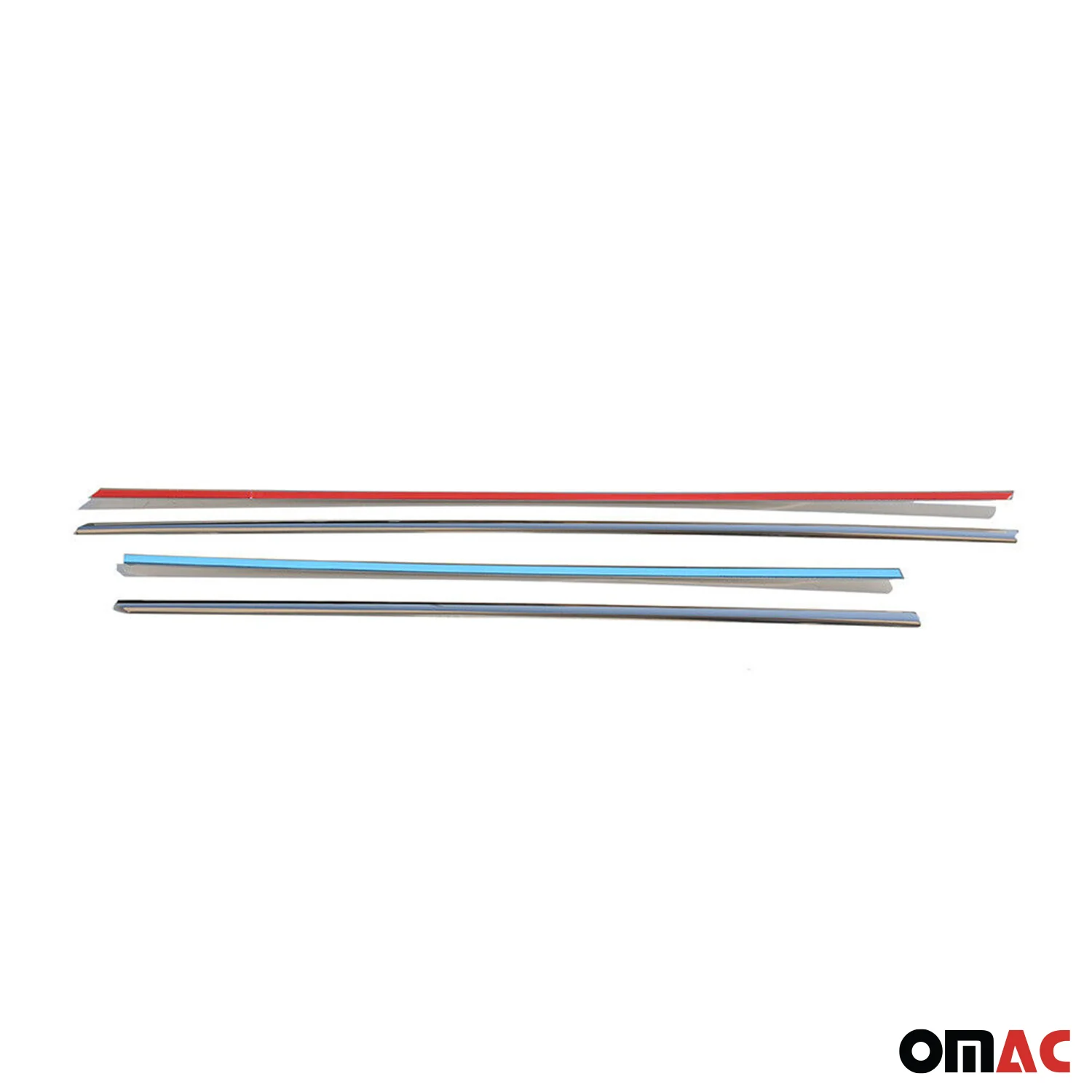 2012-2019 BMW 1 Series F20 Window Molding Trim Streamer Stainless Steel 4x - Image 5