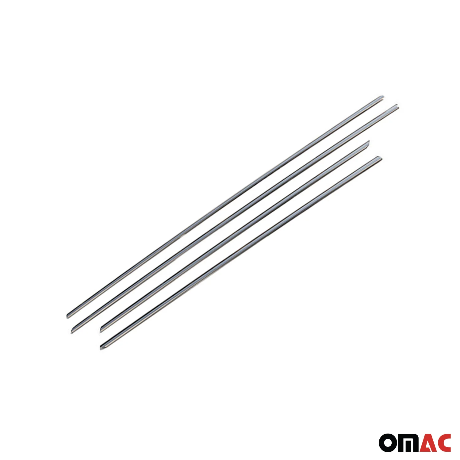 2012-2019 BMW 1 Series F20 Window Molding Trim Streamer Stainless Steel 4x - Image 6